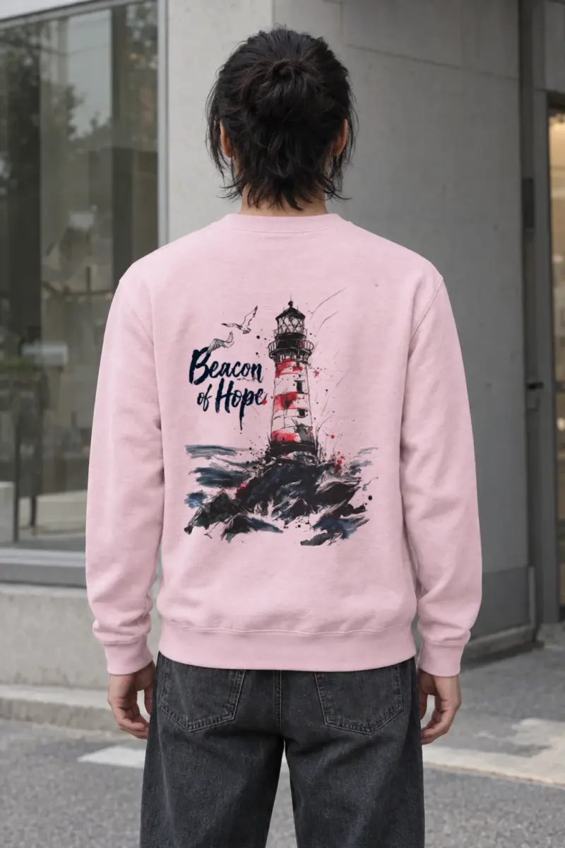 "Beacon Of Hope" Heavy Blend Unisex Crewneck Sweatshirt