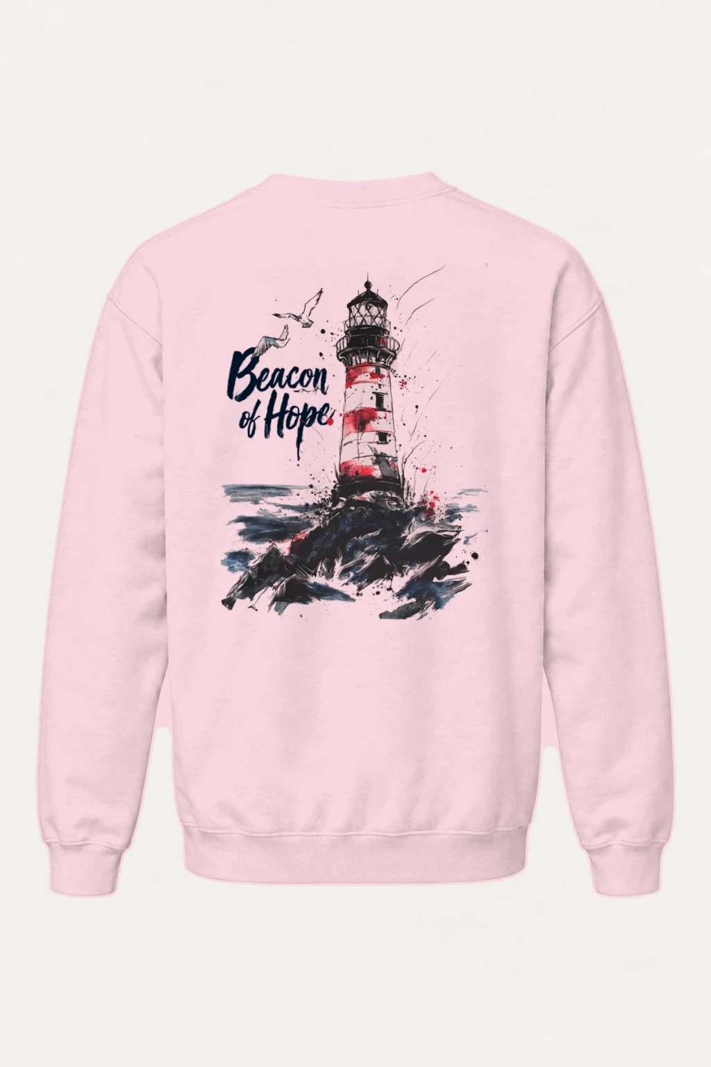 "Beacon Of Hope" Heavy Blend Unisex Crewneck Sweatshirt | Gildan 18000
