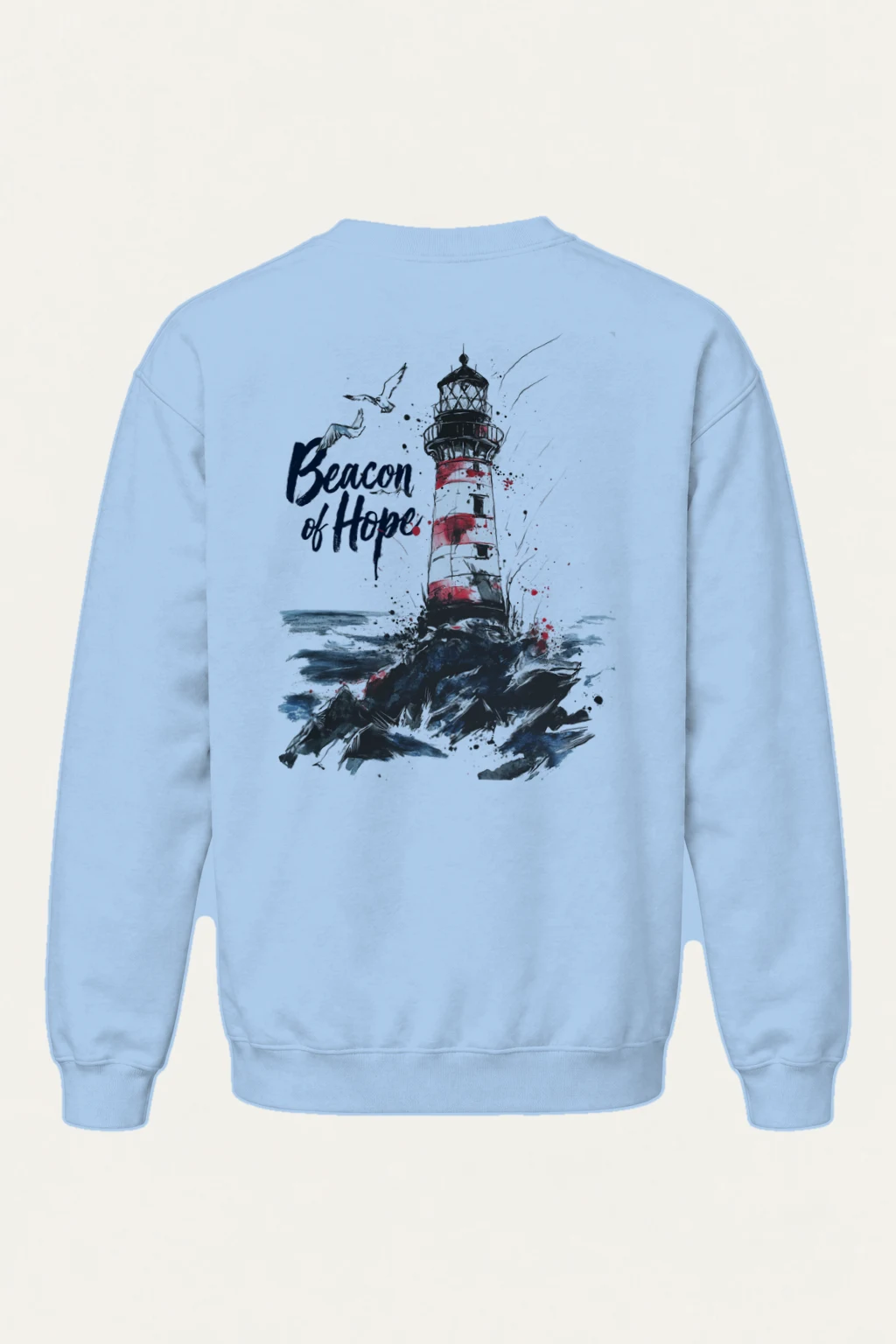 "Beacon Of Hope" Heavy Blend Unisex Crewneck Sweatshirt | Gildan 18000