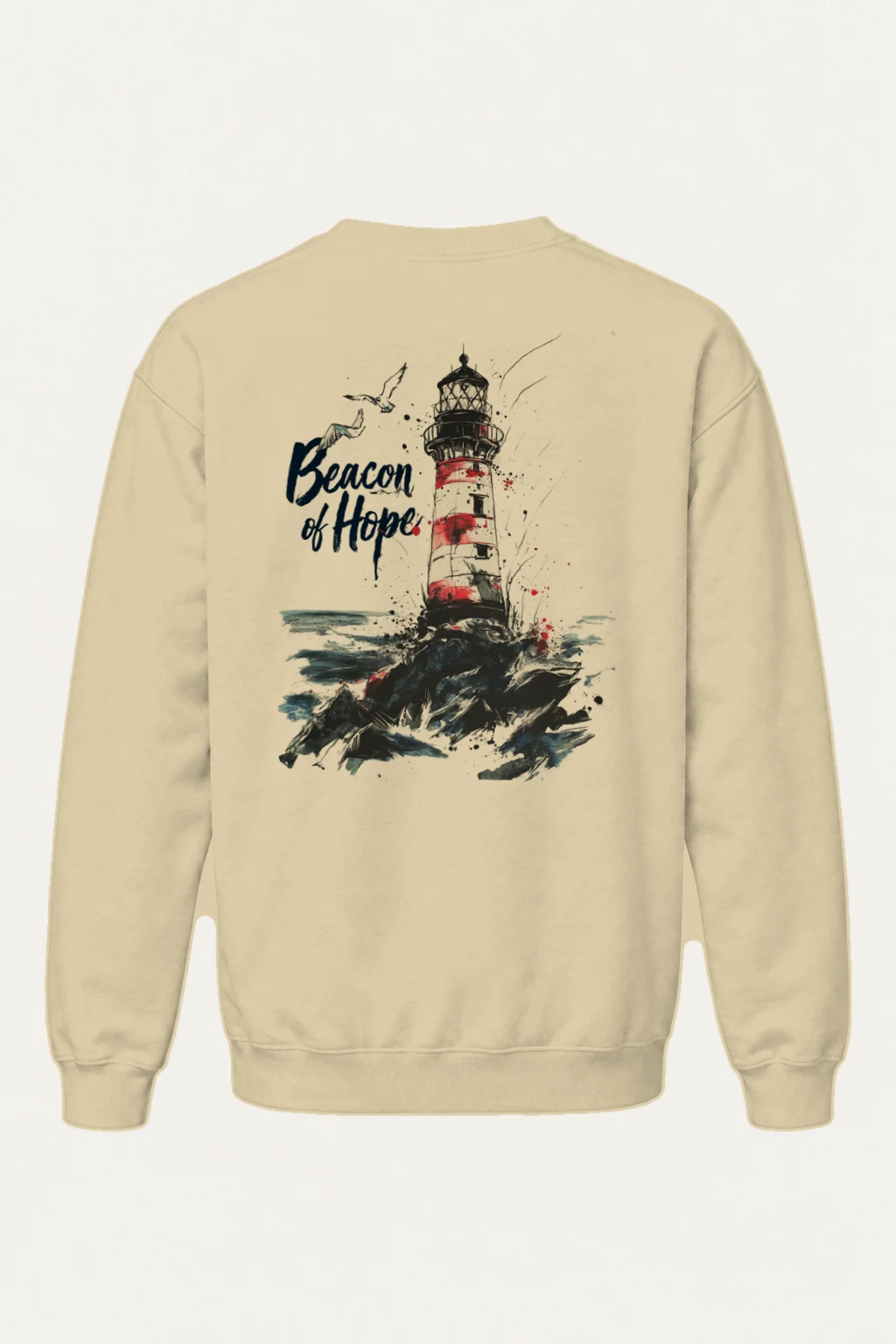 "Beacon Of Hope" Heavy Blend Unisex Crewneck Sweatshirt | Gildan 18000