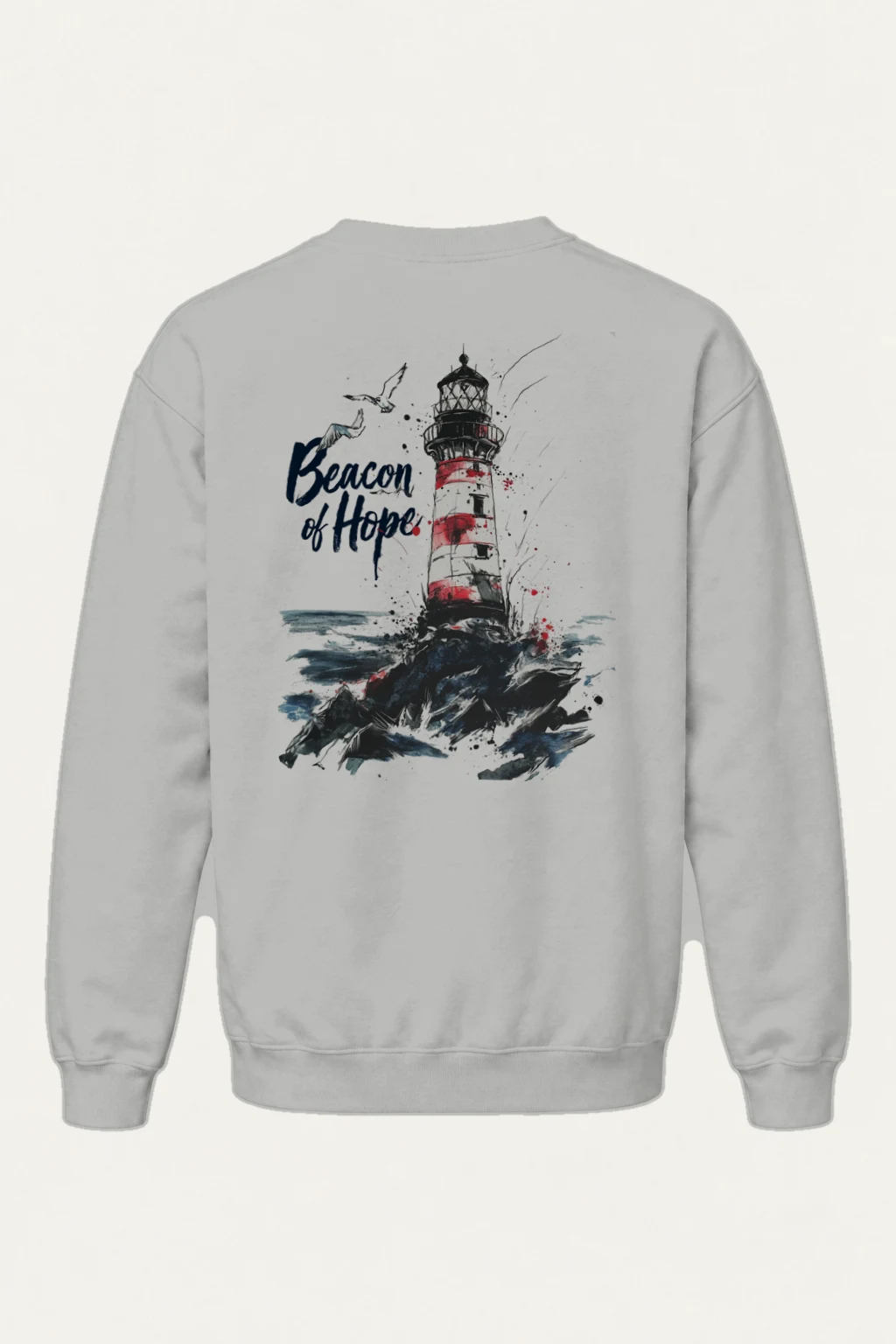 "Beacon Of Hope" Heavy Blend Unisex Crewneck Sweatshirt | Gildan 18000