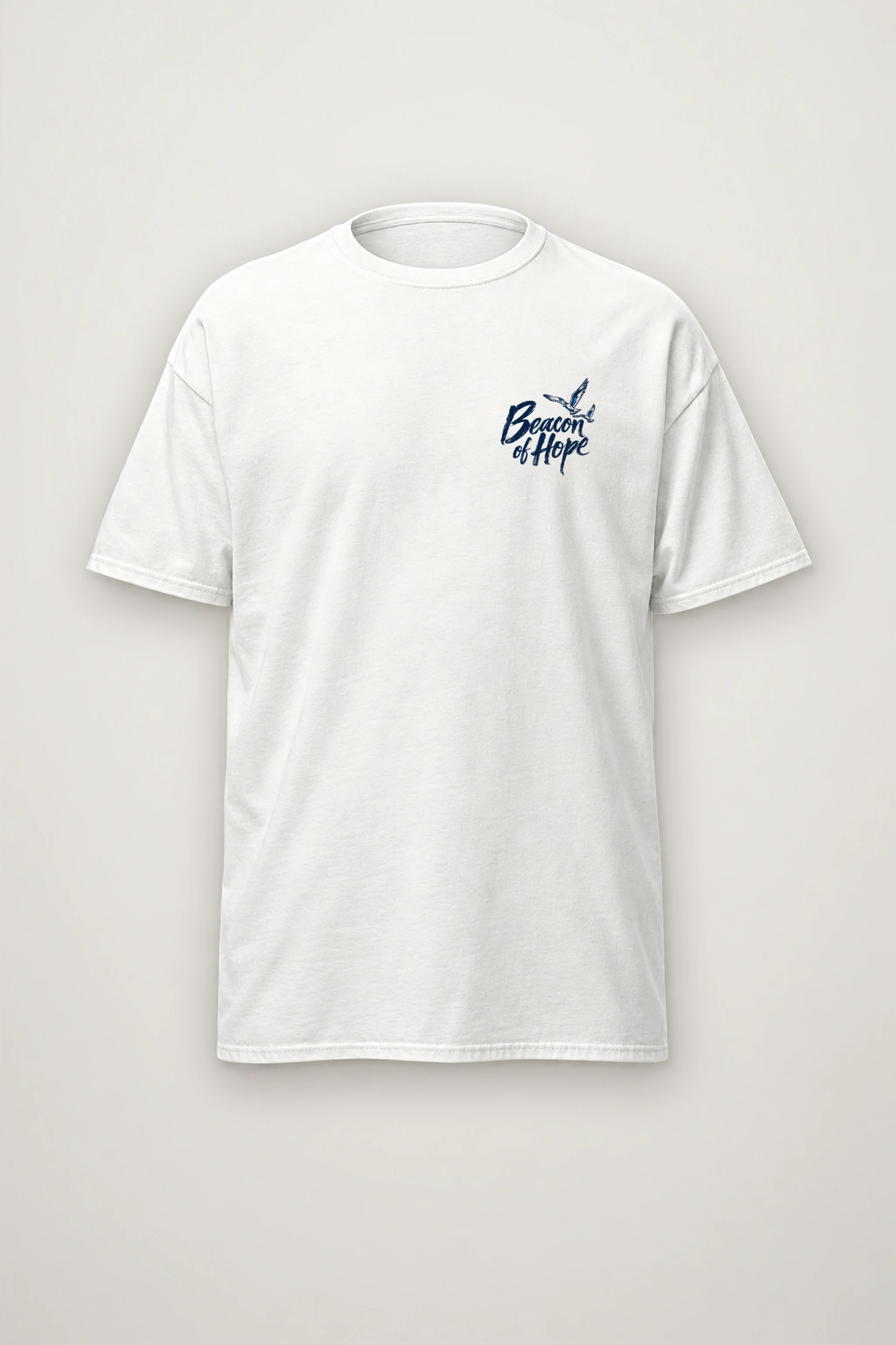 "Beacon Of Hope" Heavyweight Unisex Crewneck T-shirt