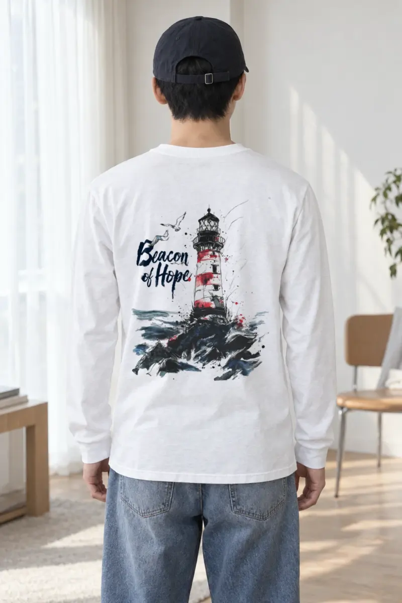 "Beacon Of Hope" Unisex Longsleeve T-shirt