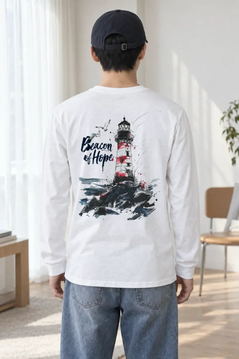 "Beacon Of Hope" Unisex Longsleeve T-shirt