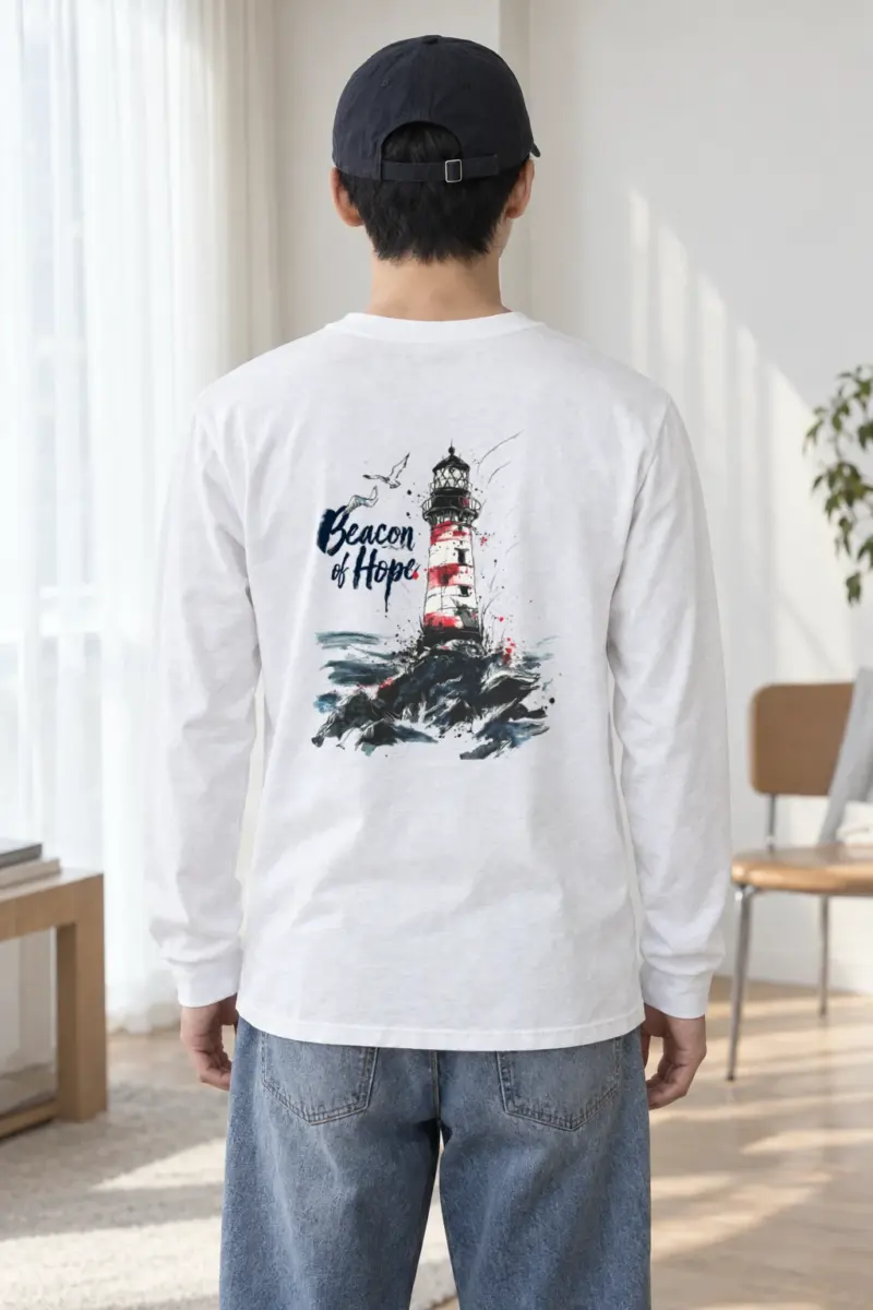 "Beacon Of Hope" Unisex Longsleeve T-shirt