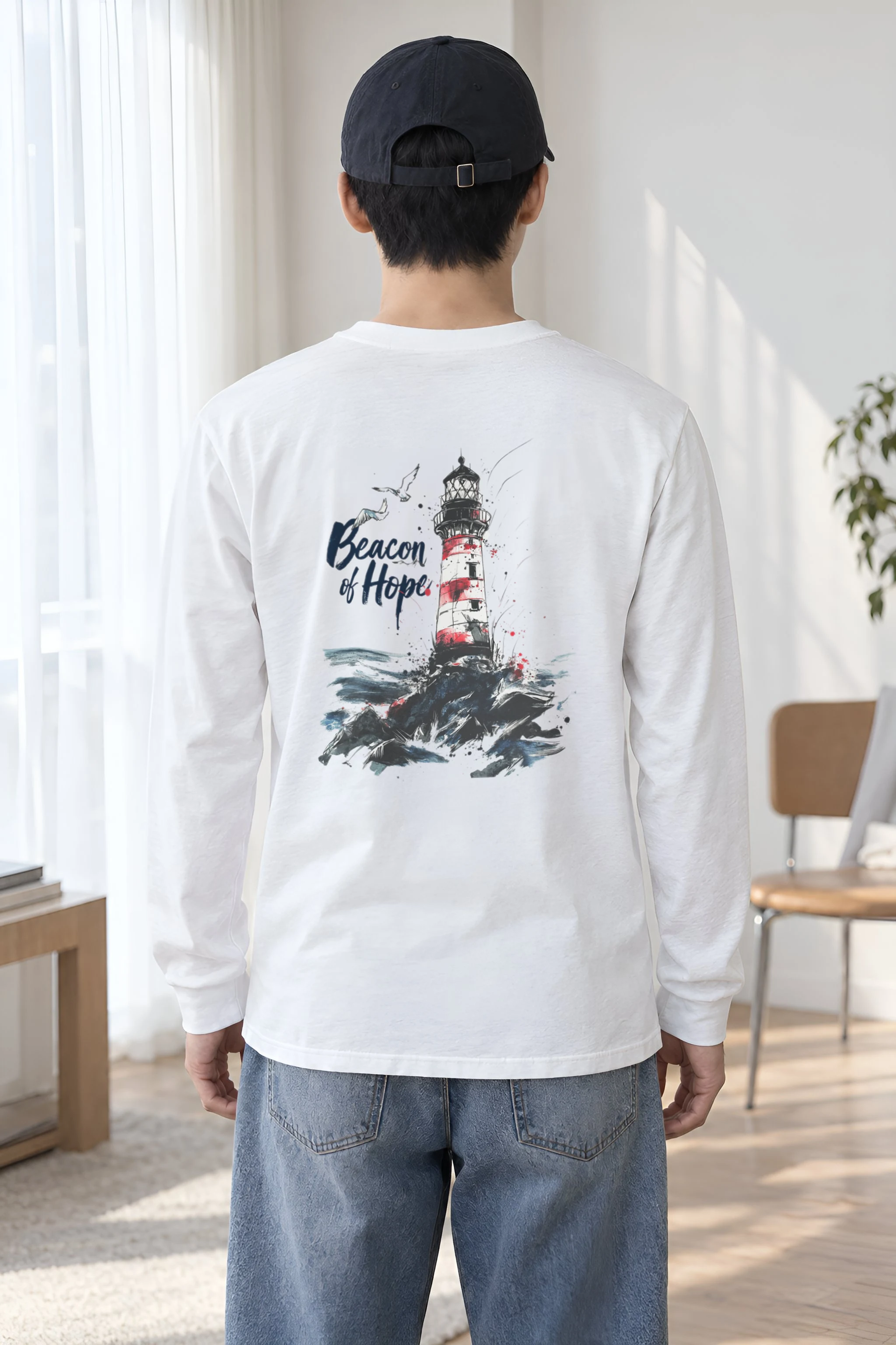 "Beacon Of Hope" Unisex Longsleeve T-shirt