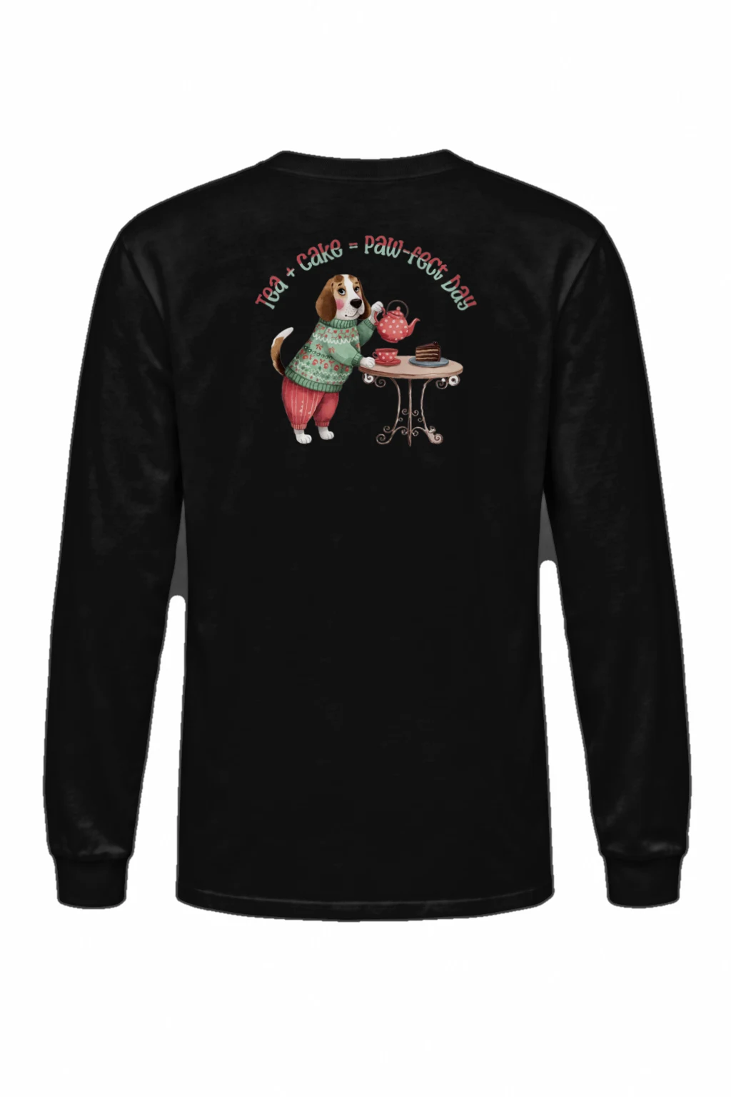 "Beagle Tea Service" Unisex Longsleeve T-shirt | Gildan 2400