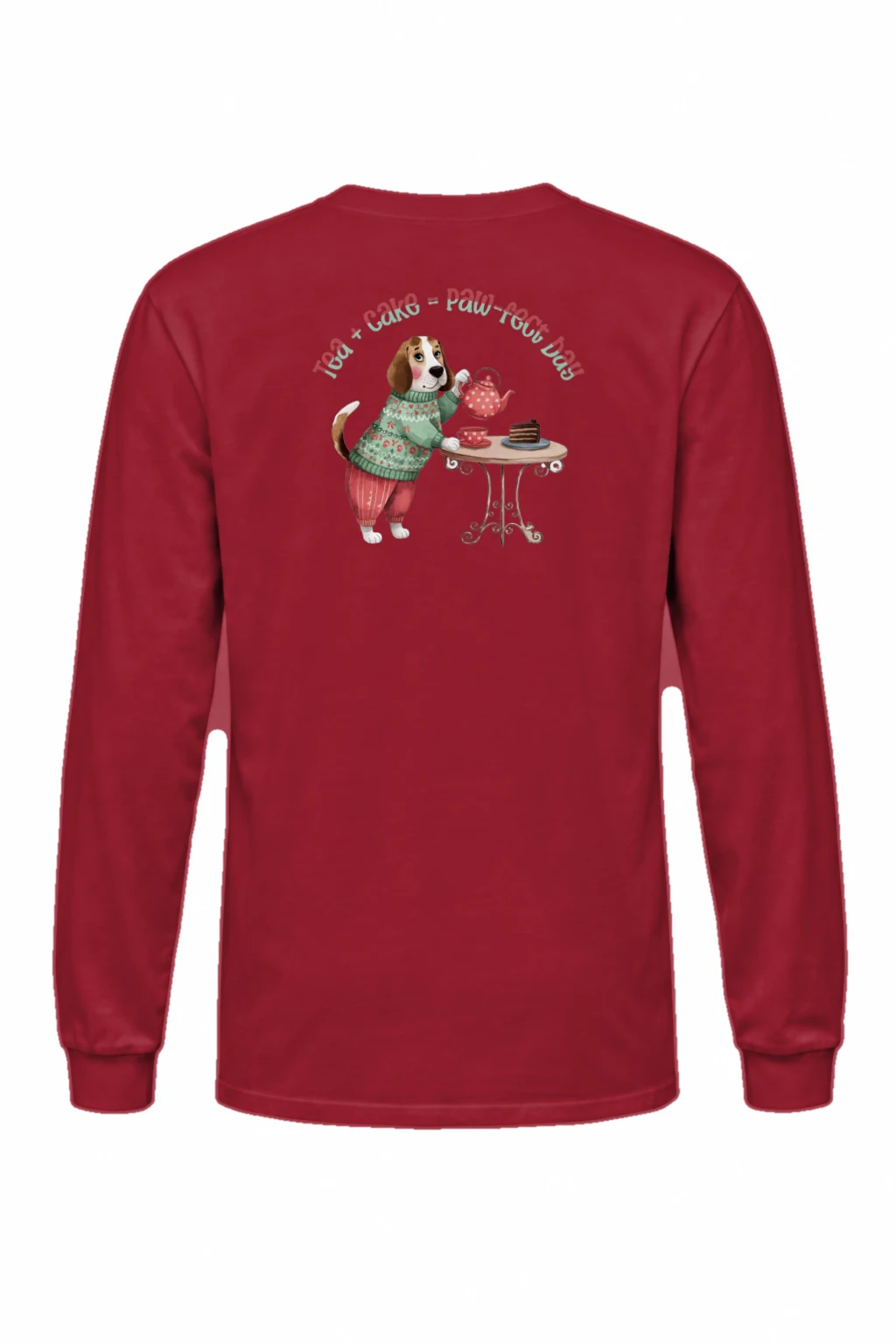 "Beagle Tea Service" Unisex Longsleeve T-shirt | Gildan 2400