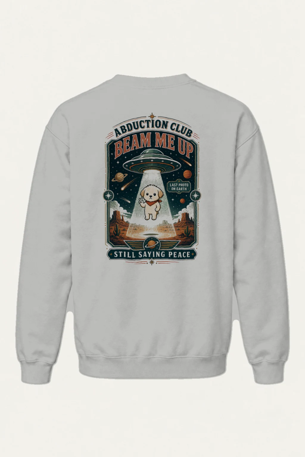 "Beam Me Up" Heavy Blend Unisex Crewneck Sweatshirt | Gildan 18000