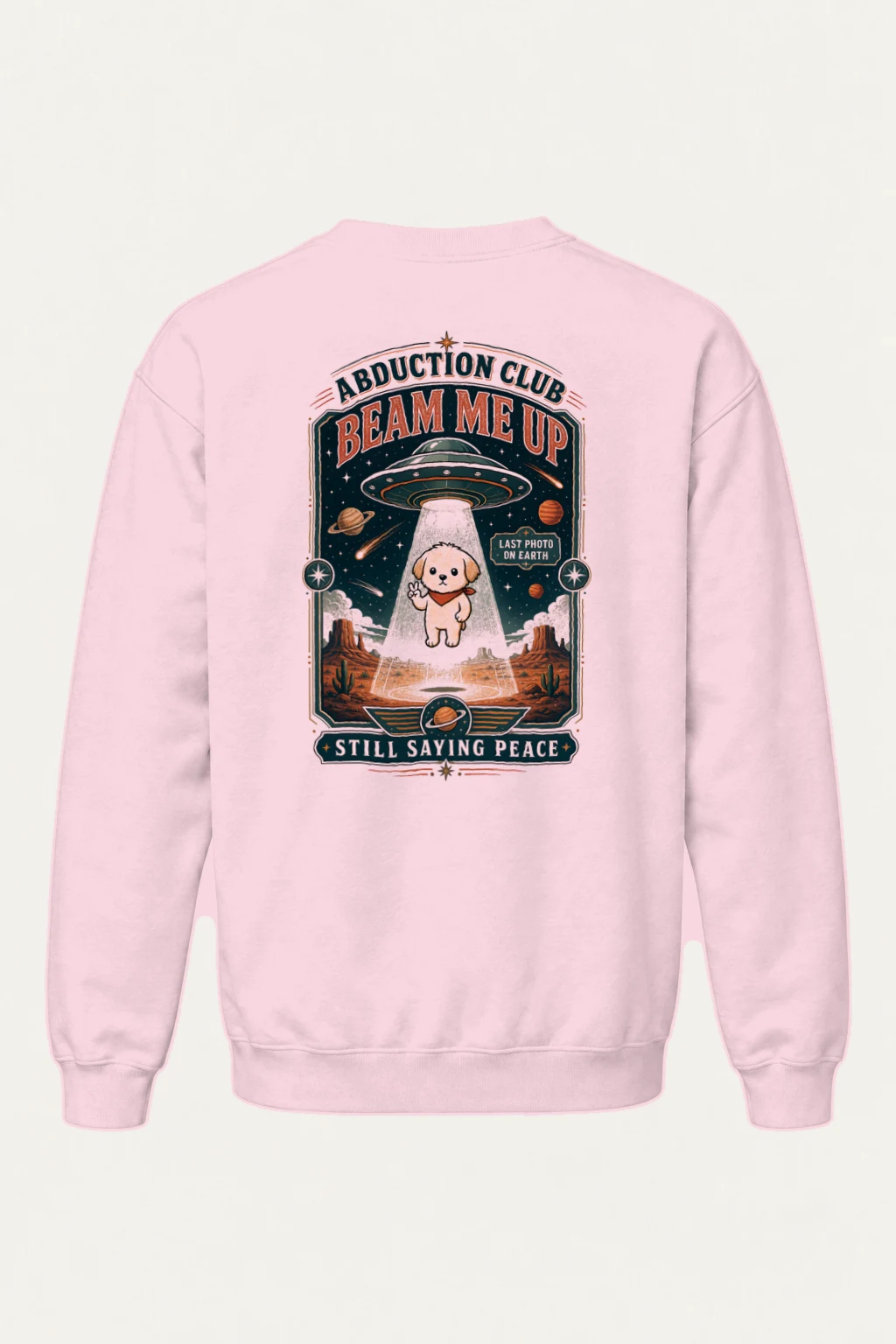 "Beam Me Up" Heavy Blend Unisex Crewneck Sweatshirt | Gildan 18000