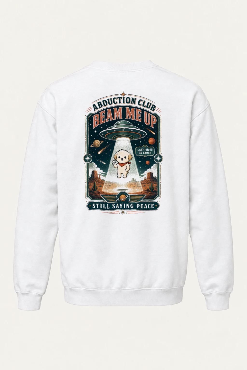 "Beam Me Up" Heavy Blend Unisex Crewneck Sweatshirt | Gildan 18000