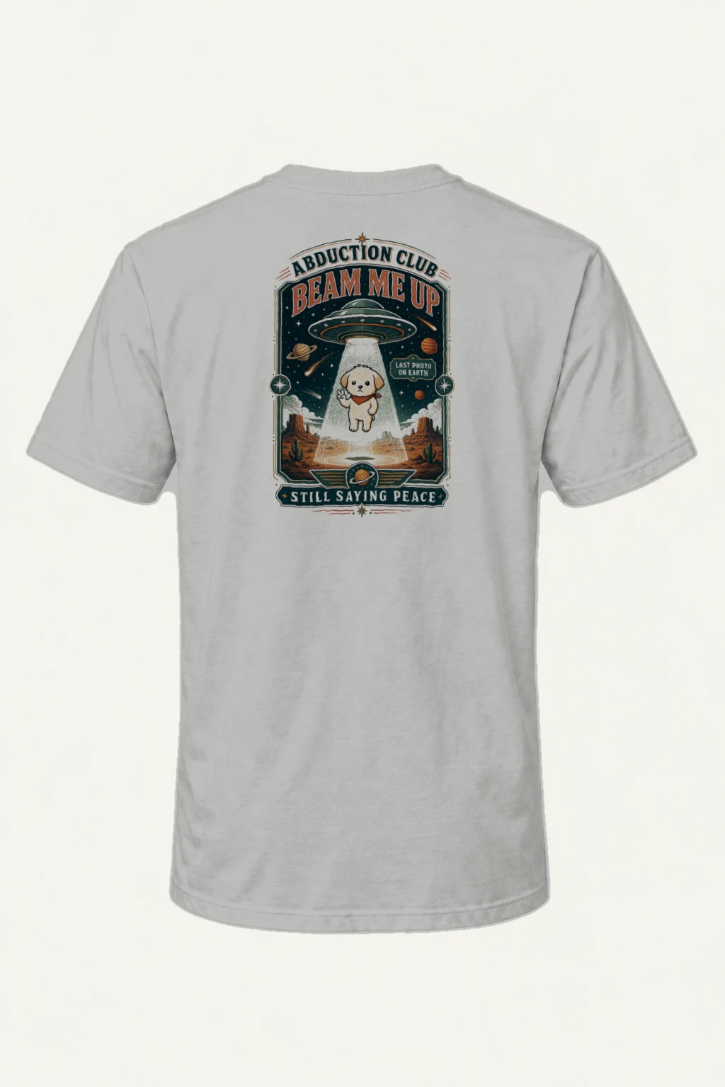 "Beam Me Up" Heavyweight Unisex Crewneck T-shirt | Gildan 5000