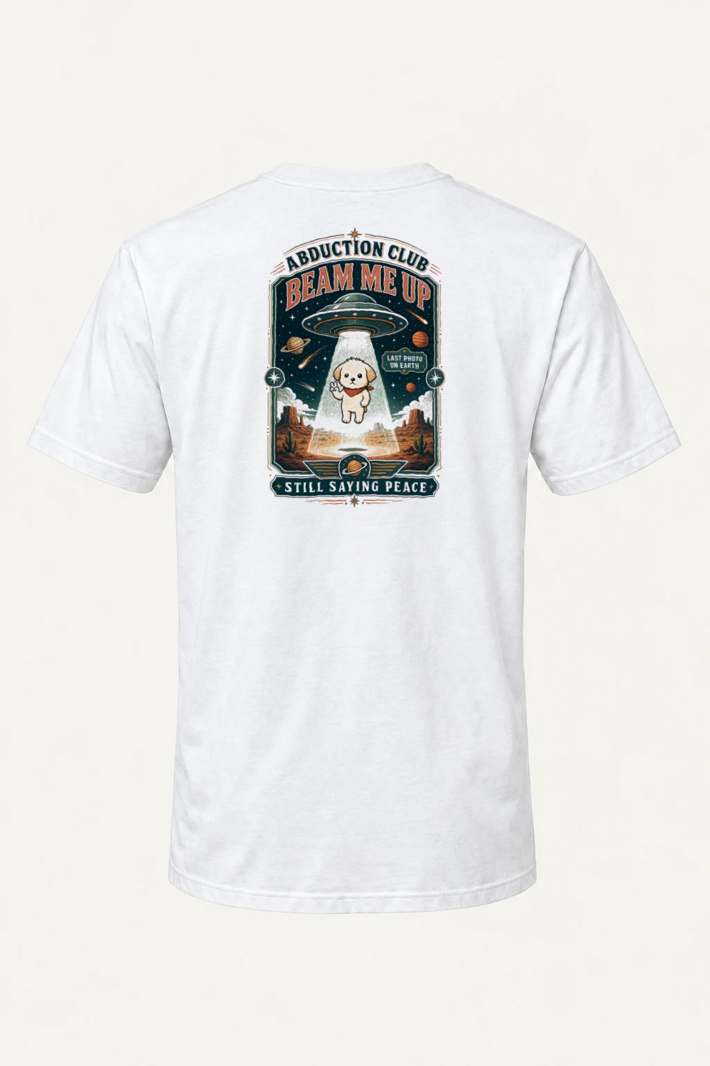 "Beam Me Up" Heavyweight Unisex Crewneck T-shirt | Gildan 5000