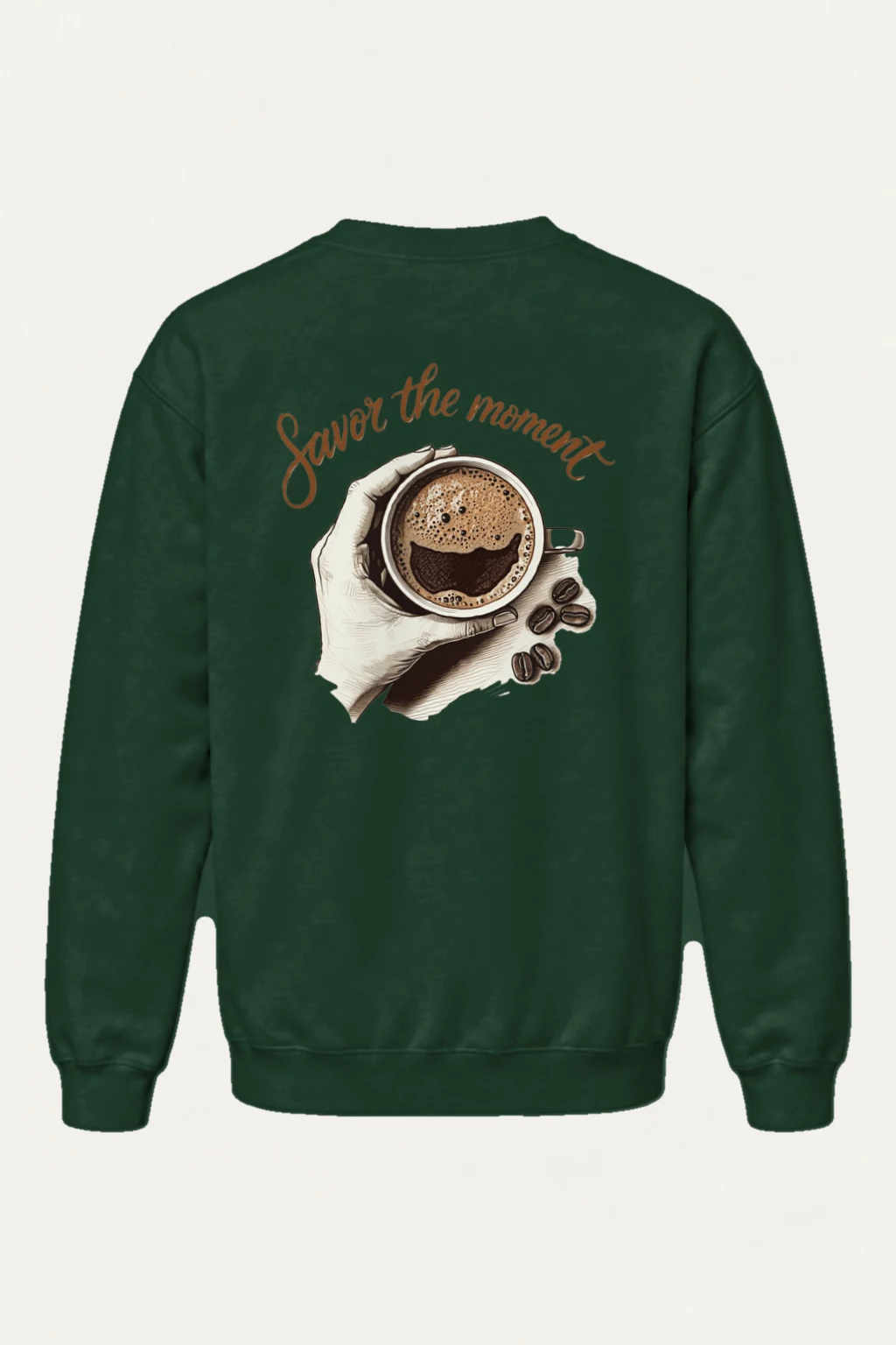 "Bean And Brew" Heavy Blend Unisex Crewneck Sweatshirt | Gildan 18000