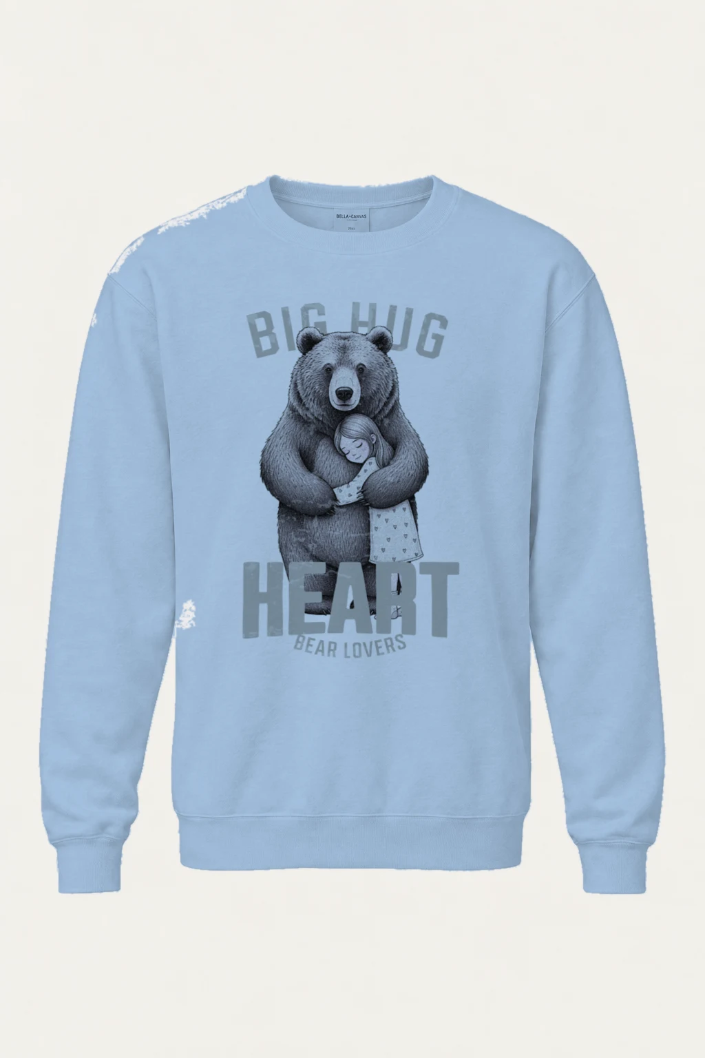 "Bear Hug Heart" Heavy Blend Unisex Crewneck Sweatshirt | Gildan 18000