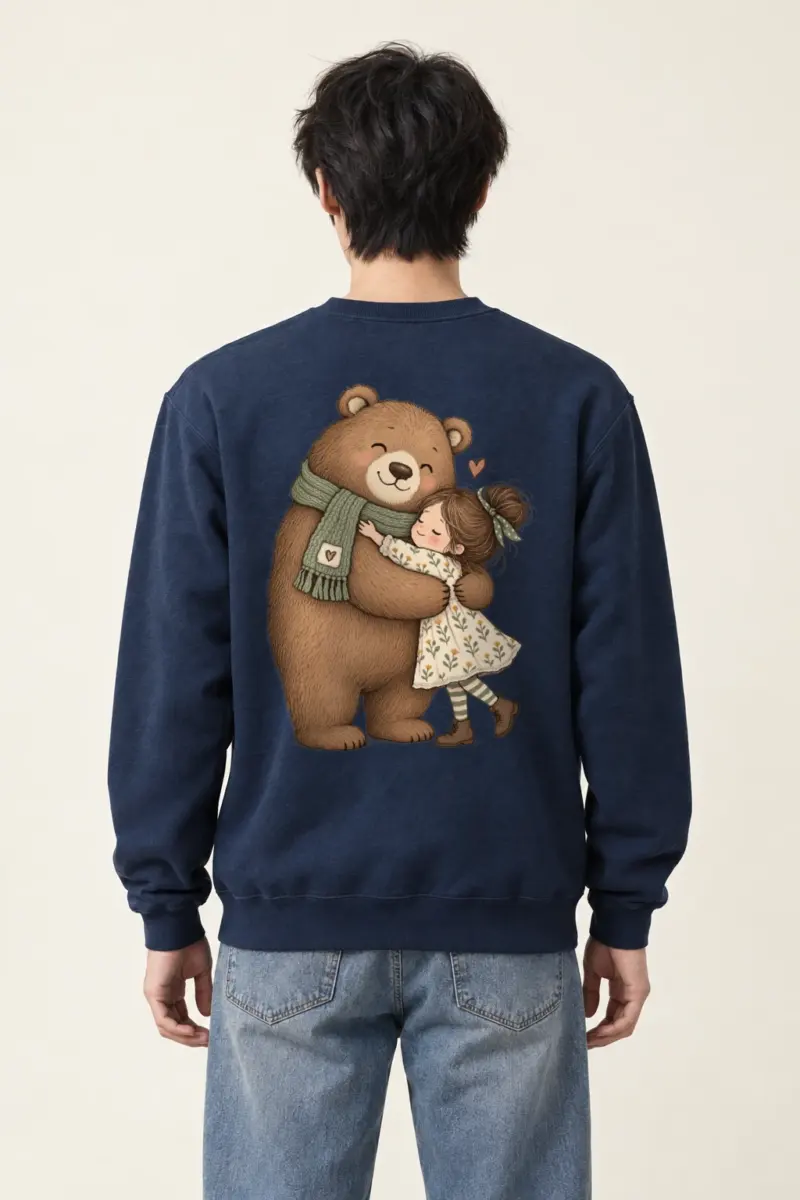 "Bear Hug Story" Heavy Blend Unisex Crewneck Sweatshirt | Gildan 18000