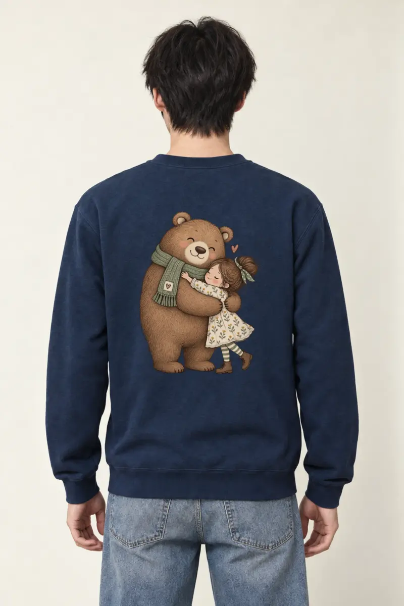 "Bear Hug Story" Heavy Blend Unisex Crewneck Sweatshirt