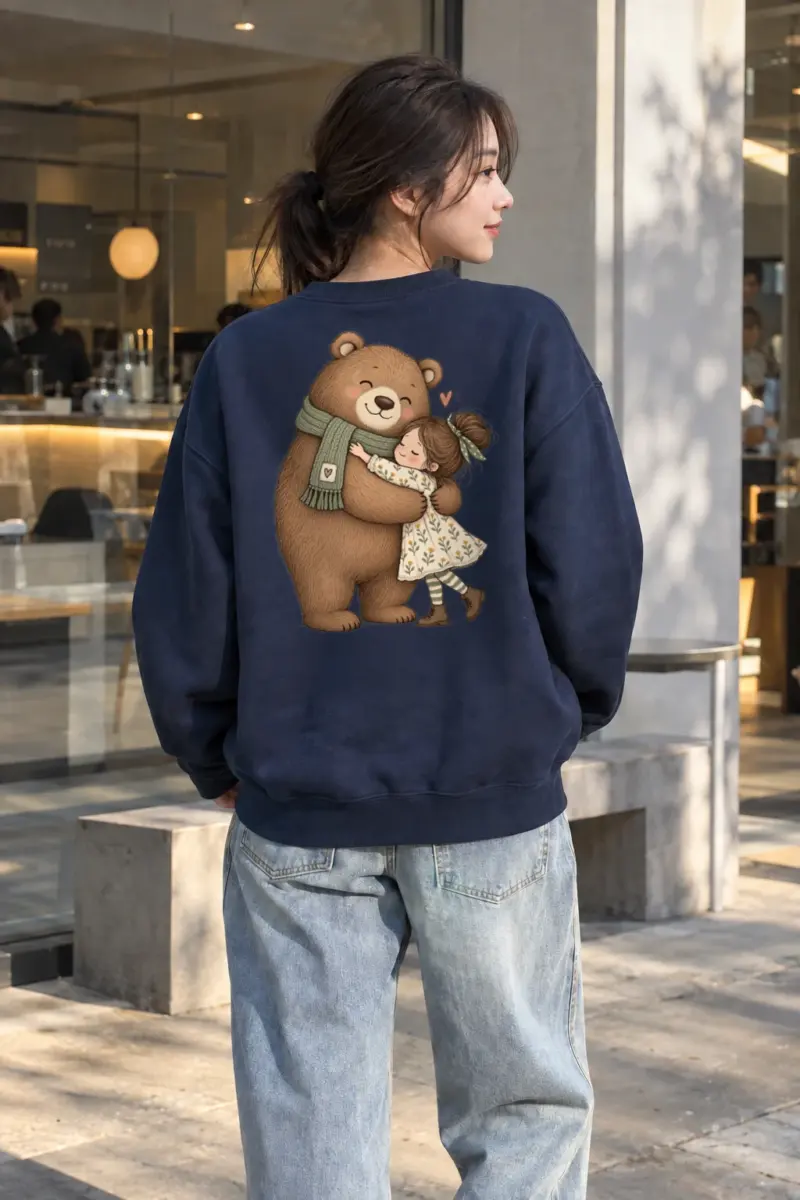 "Bear Hug Story" Heavy Blend Unisex Crewneck Sweatshirt | Gildan 18000