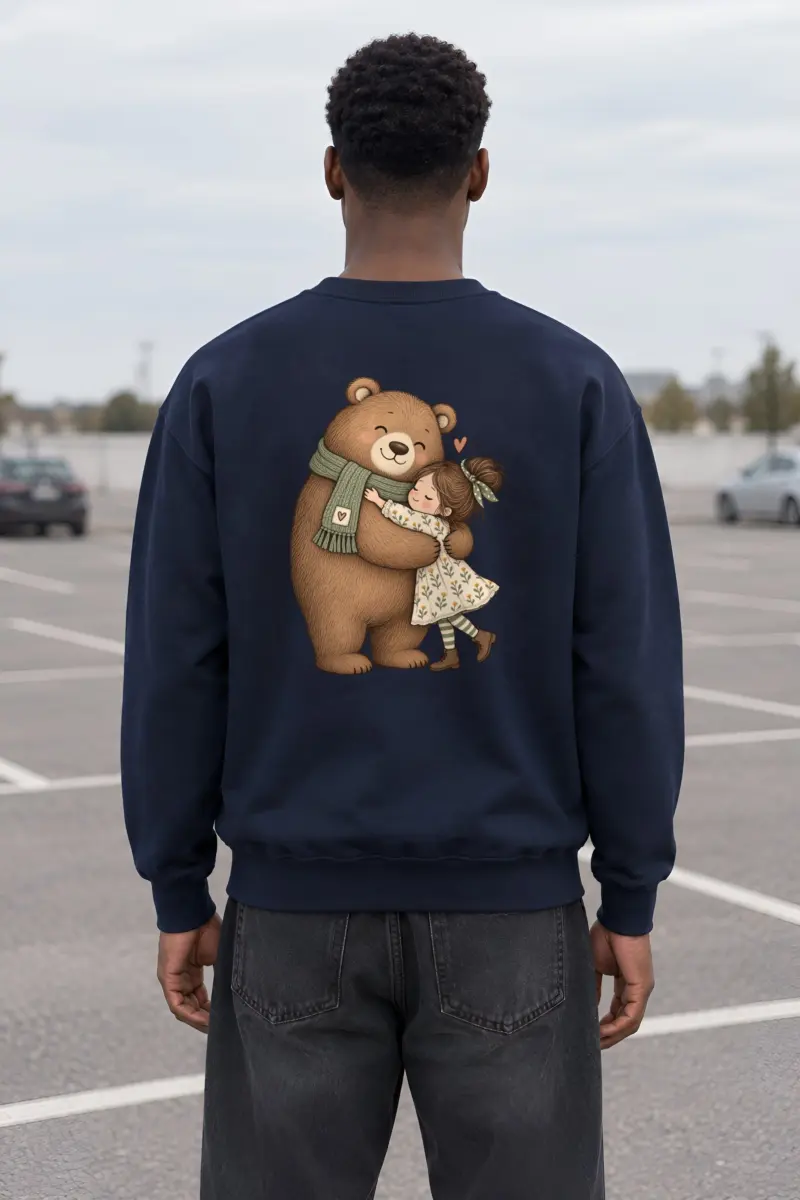"Bear Hug Story" Heavy Blend Unisex Crewneck Sweatshirt