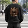 "Bearly Awake" Heavy Blend Unisex Crewneck Sweatshirt | Gildan 18000