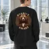 "Bearly Awake" Unisex Longsleeve T-shirt | Gildan 2400