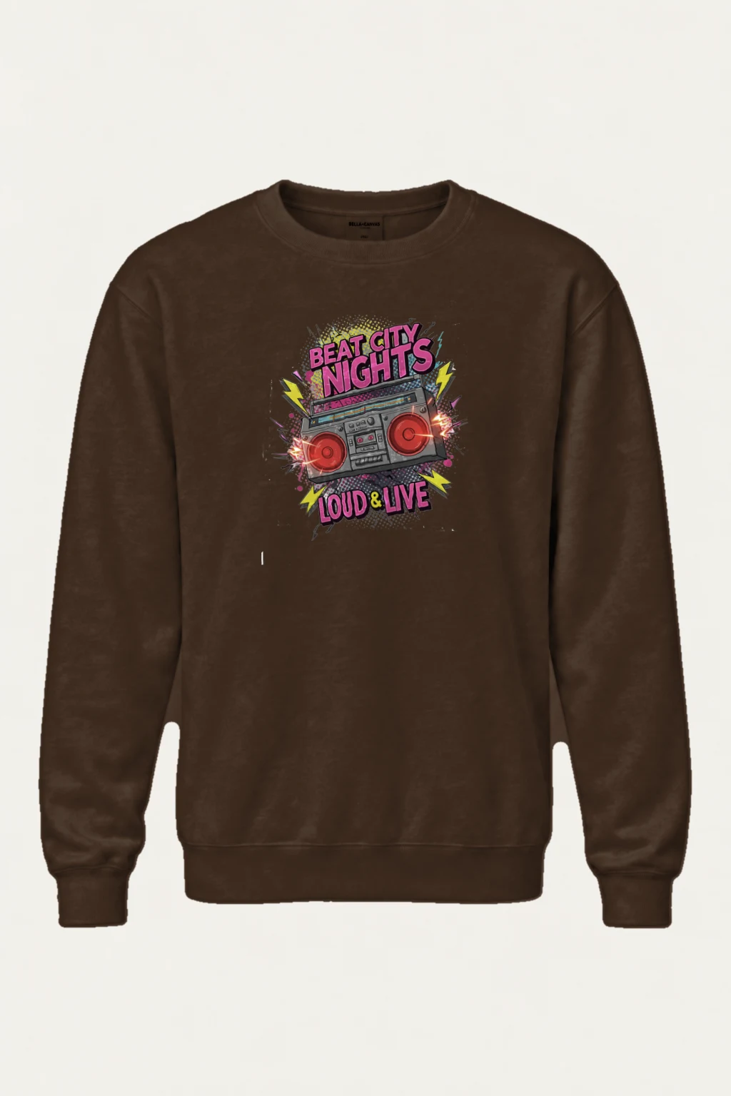 "Beat City Nights" Heavy Blend Unisex Crewneck Sweatshirt | Gildan 18000