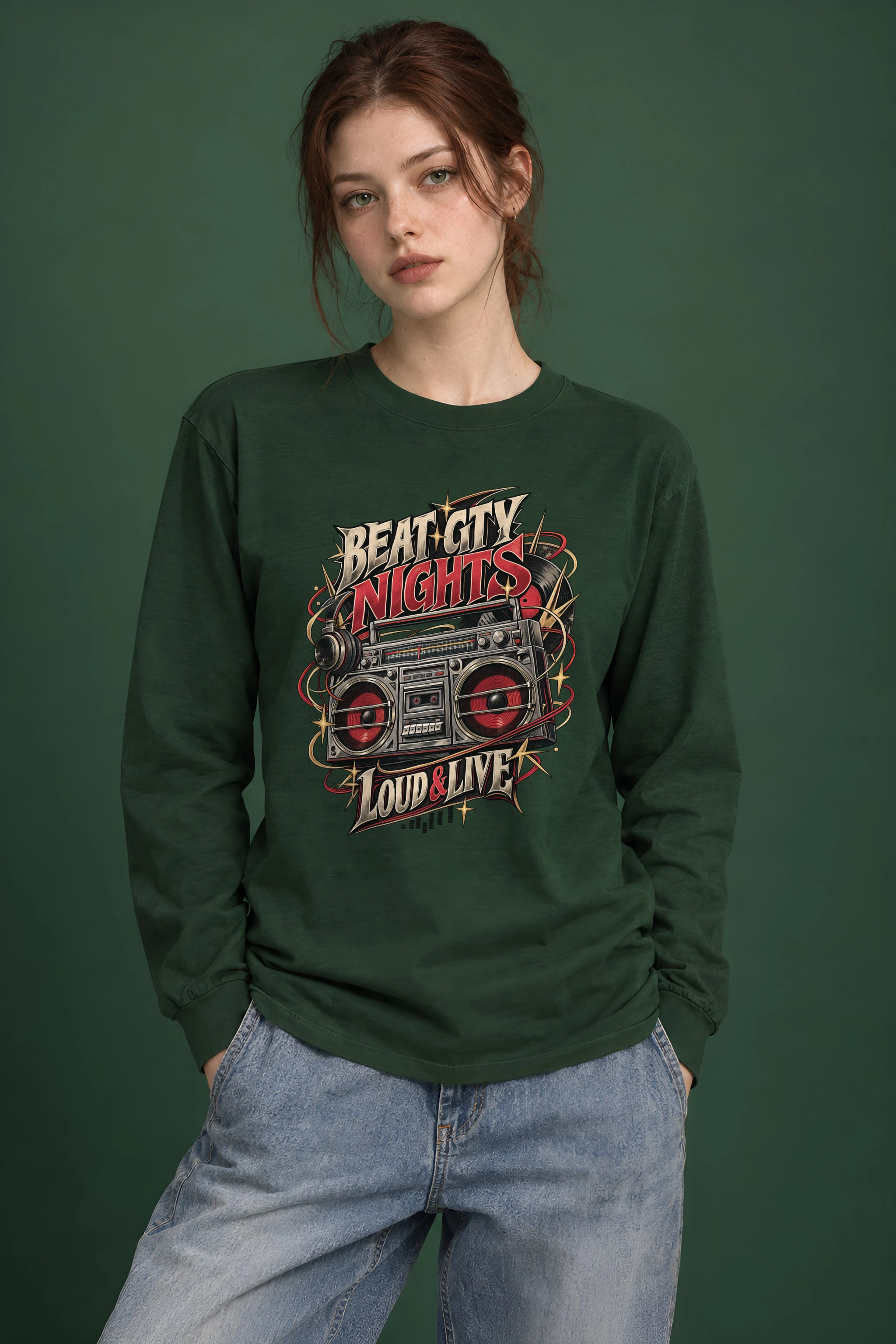 "Beat City Nights" Unisex Longsleeve T-shirt