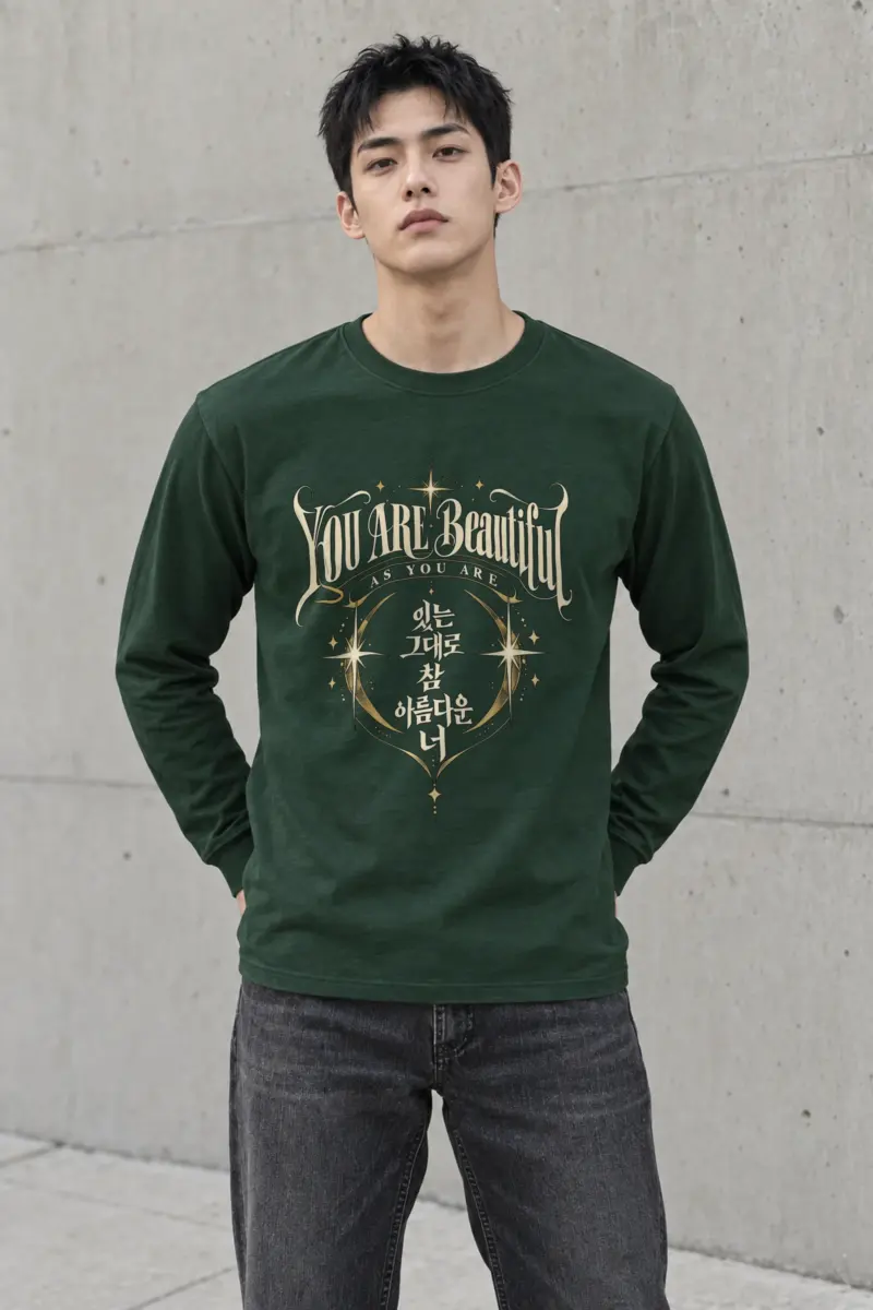 "Beautiful As You Are" Unisex Longsleeve T-shirt