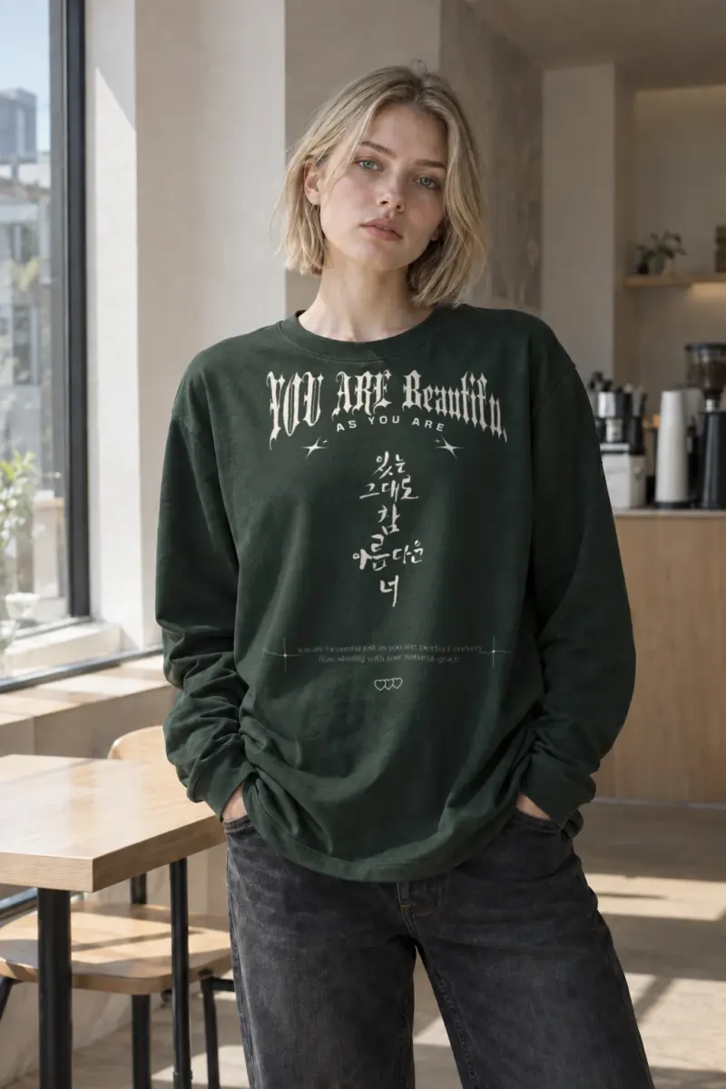 “Beautiful As You Are” Unisex Longsleeve T-shirt | Gildan 2400