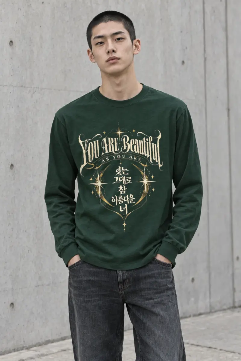 "Beautiful As You Are" Unisex Longsleeve T-shirt | Gildan 2400