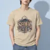 "Seoul Serif Skyline" Heavyweight Unisex Crewneck T-shirt