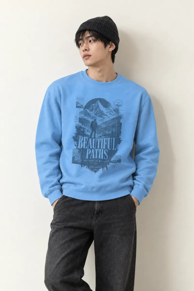 "Beautiful Paths" Heavy Blend Unisex Crewneck Sweatshirt
