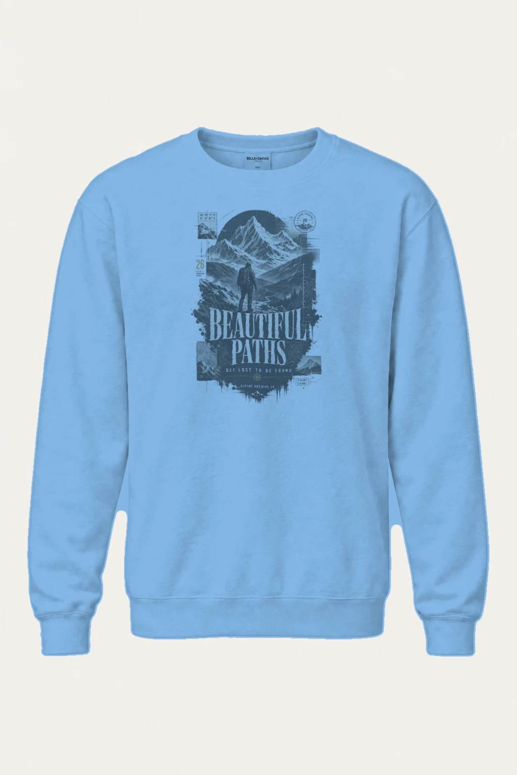 "Beautiful Paths" Heavy Blend Unisex Crewneck Sweatshirt | Gildan 18000