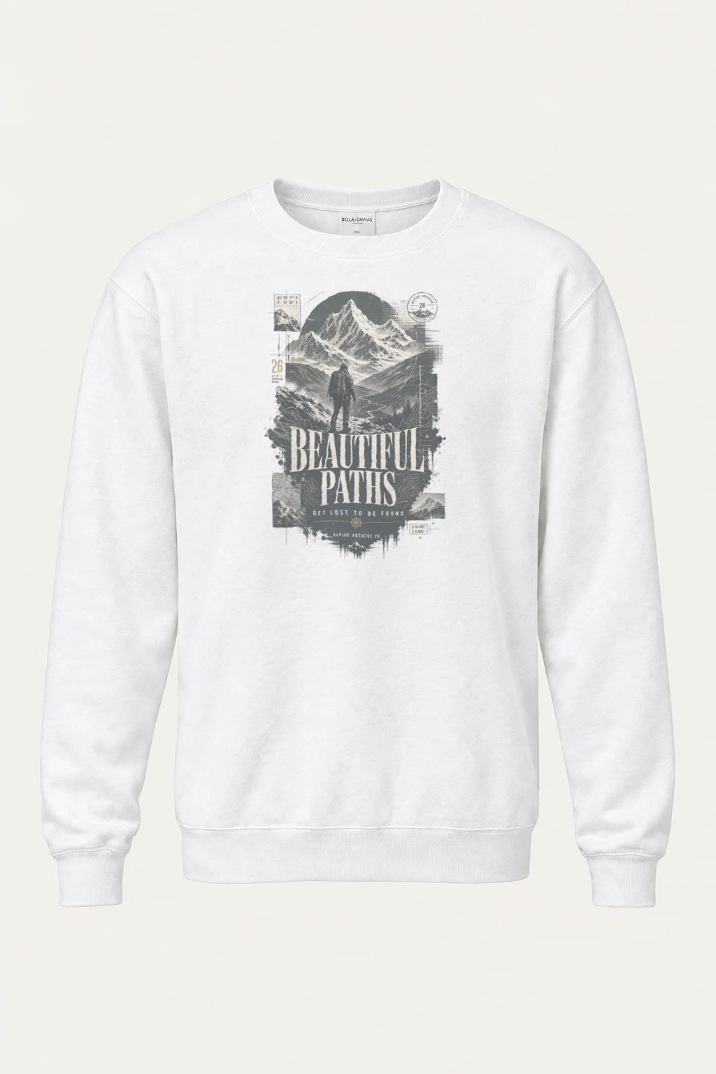 "Beautiful Paths" Heavy Blend Unisex Crewneck Sweatshirt | Gildan 18000
