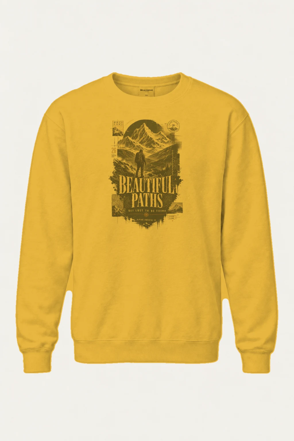 "Beautiful Paths" Heavy Blend Unisex Crewneck Sweatshirt | Gildan 18000