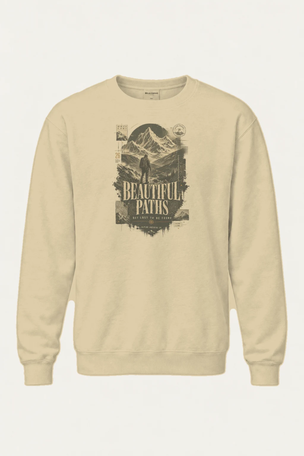 "Beautiful Paths" Heavy Blend Unisex Crewneck Sweatshirt | Gildan 18000