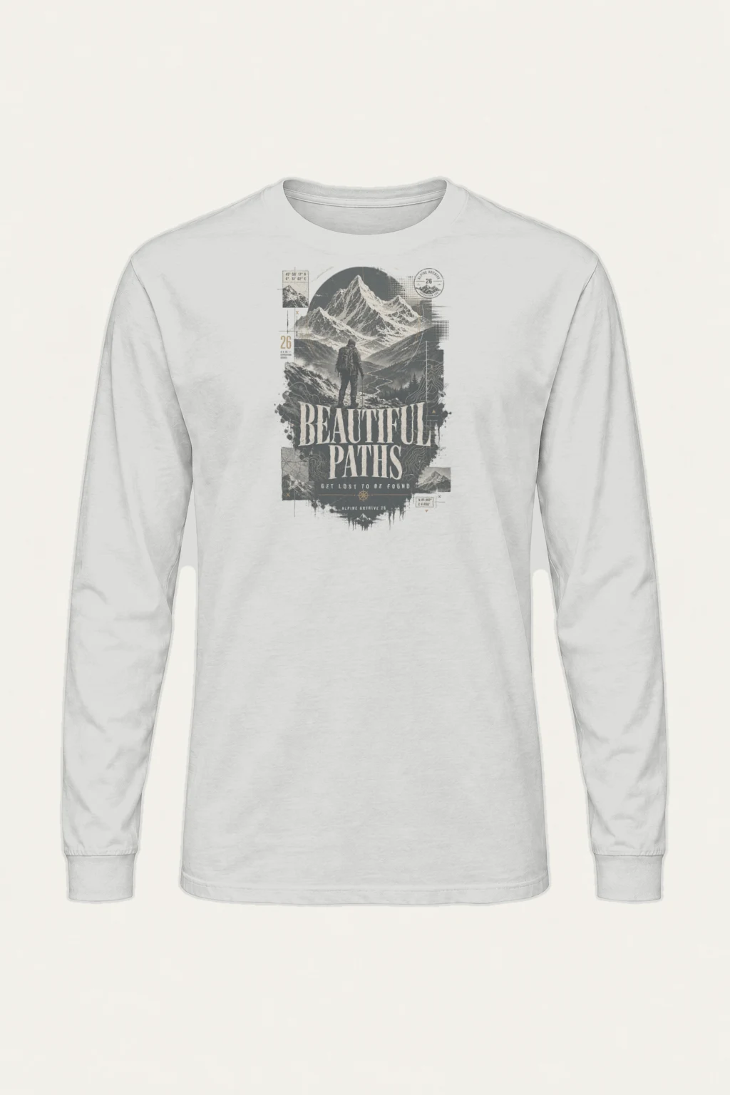 "Beautiful Paths" Unisex Longsleeve T-shirt | Gildan 2400