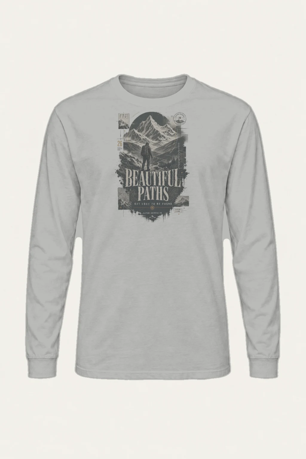 "Beautiful Paths" Unisex Longsleeve T-shirt | Gildan 2400