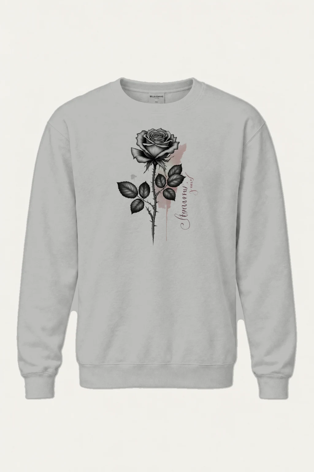 "Beautiful Rose" Heavy Blend Unisex Crewneck Sweatshirt | Gildan 18000