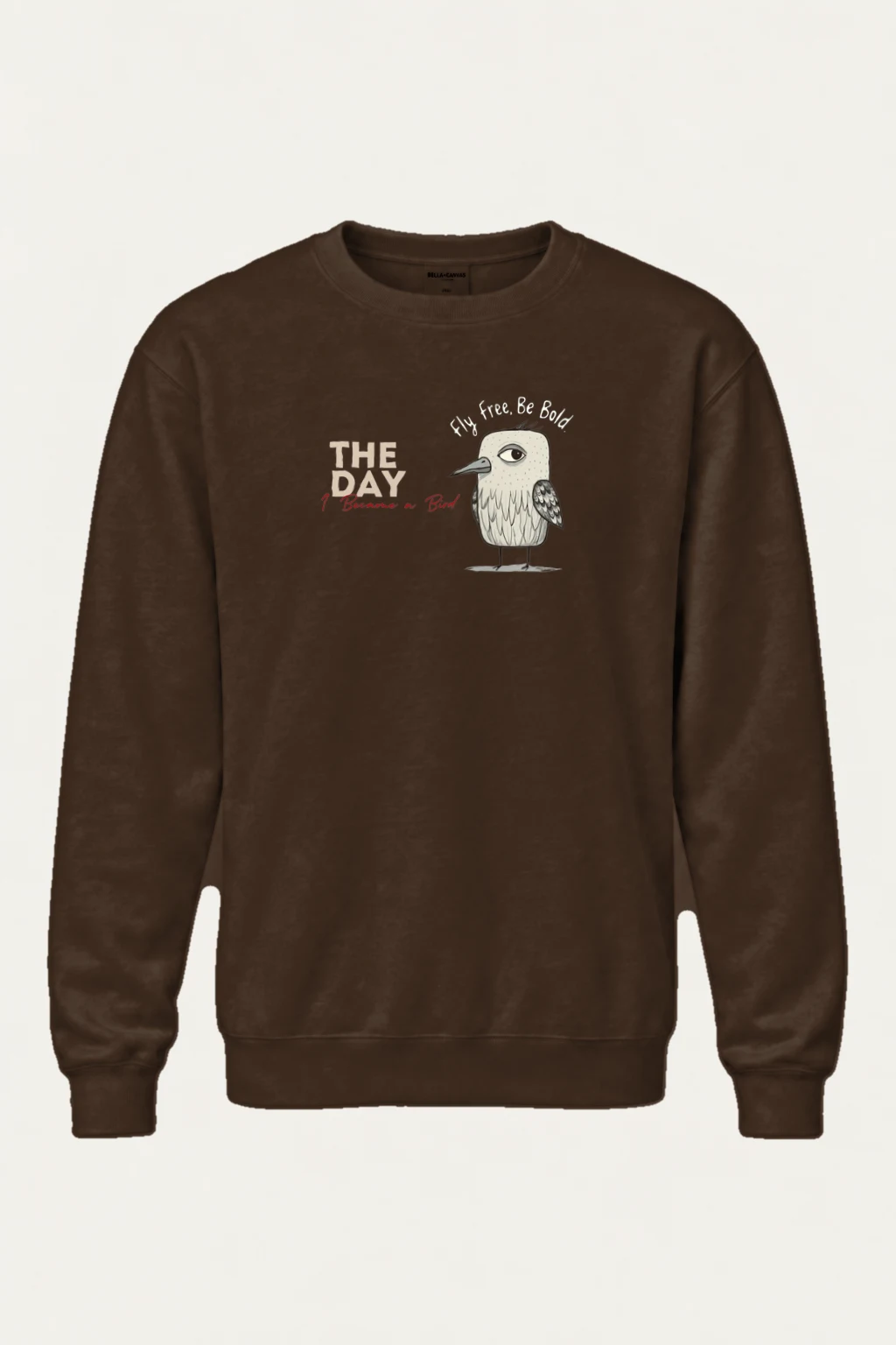 "Became A Bird" Heavy Blend Unisex Crewneck Sweatshirt | Gildan 18000