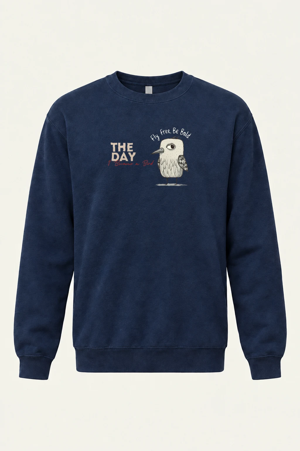 "Became A Bird" Heavy Blend Unisex Crewneck Sweatshirt | Gildan 18000