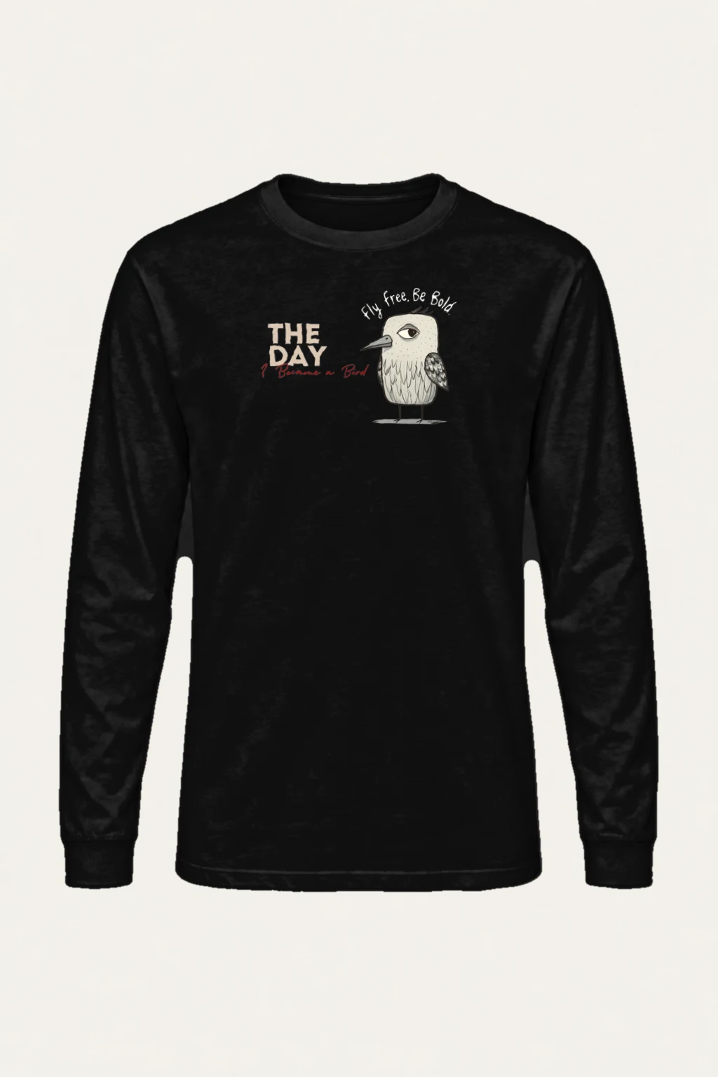"Became A Bird" Unisex Longsleeve T-shirt | Gildan 2400