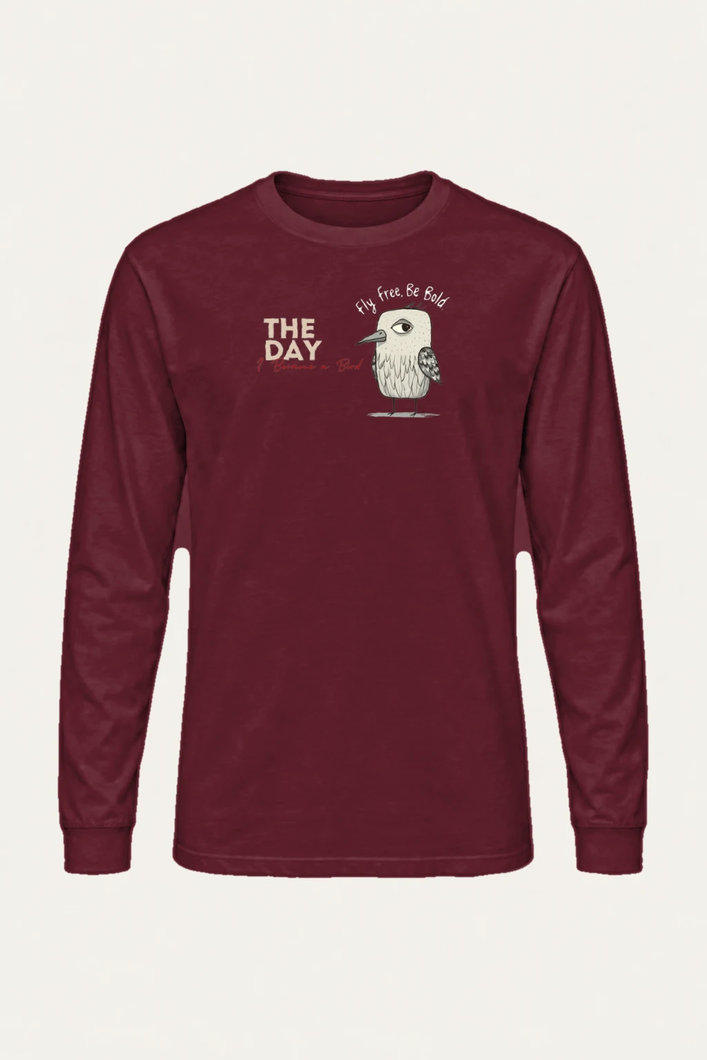 "Became A Bird" Unisex Longsleeve T-shirt | Gildan 2400
