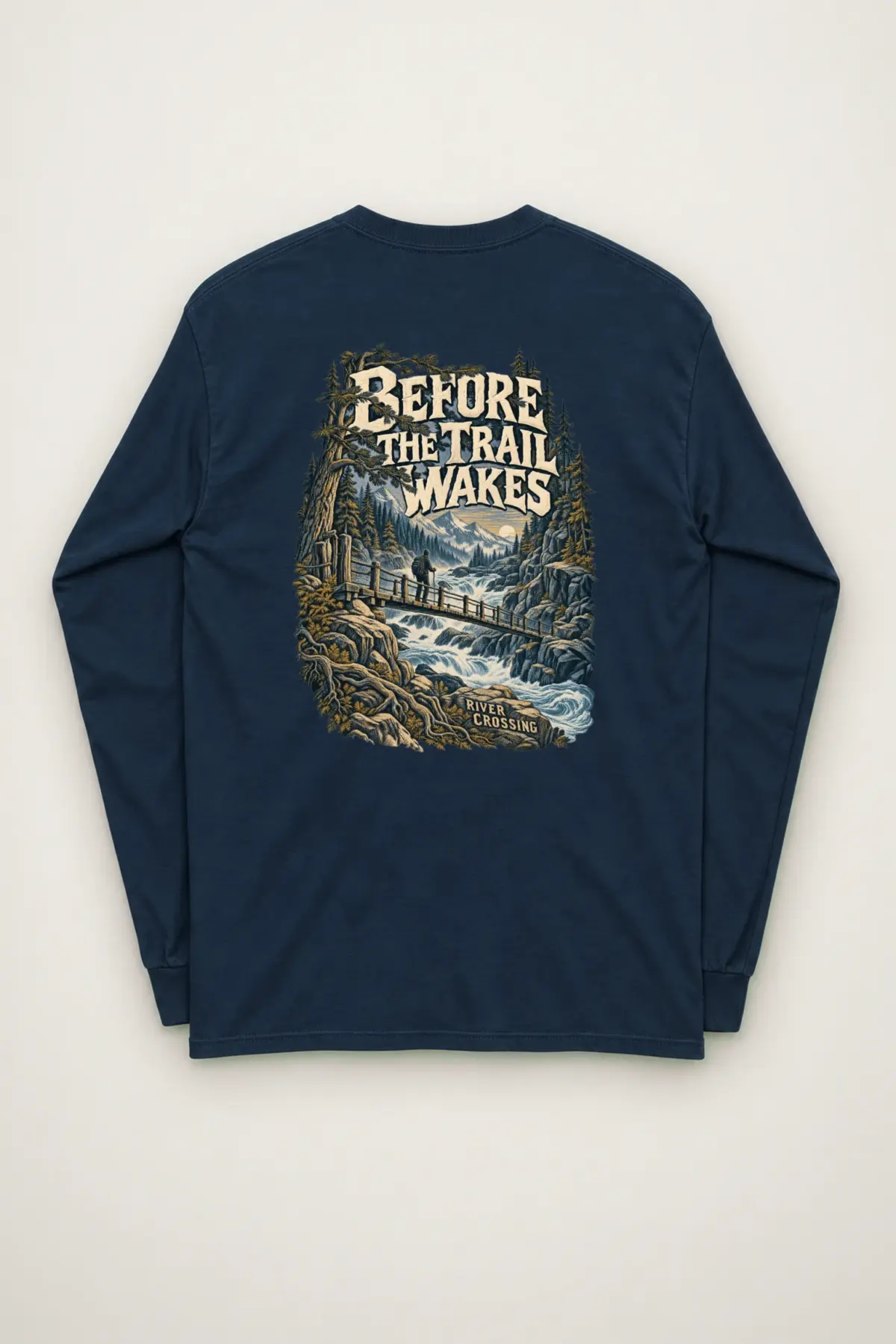 "Before the Trail Wakes" Unisex Longsleeve T-shirt