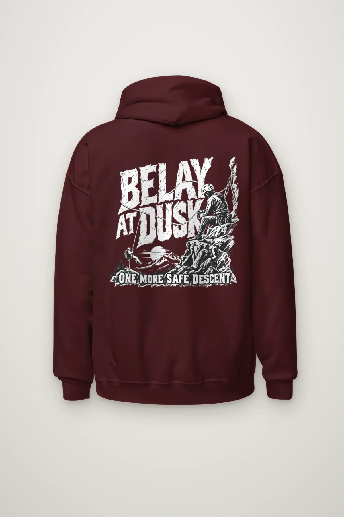 "Belay at Dusk" Heavy Blend Unisex Pullover Hoodie