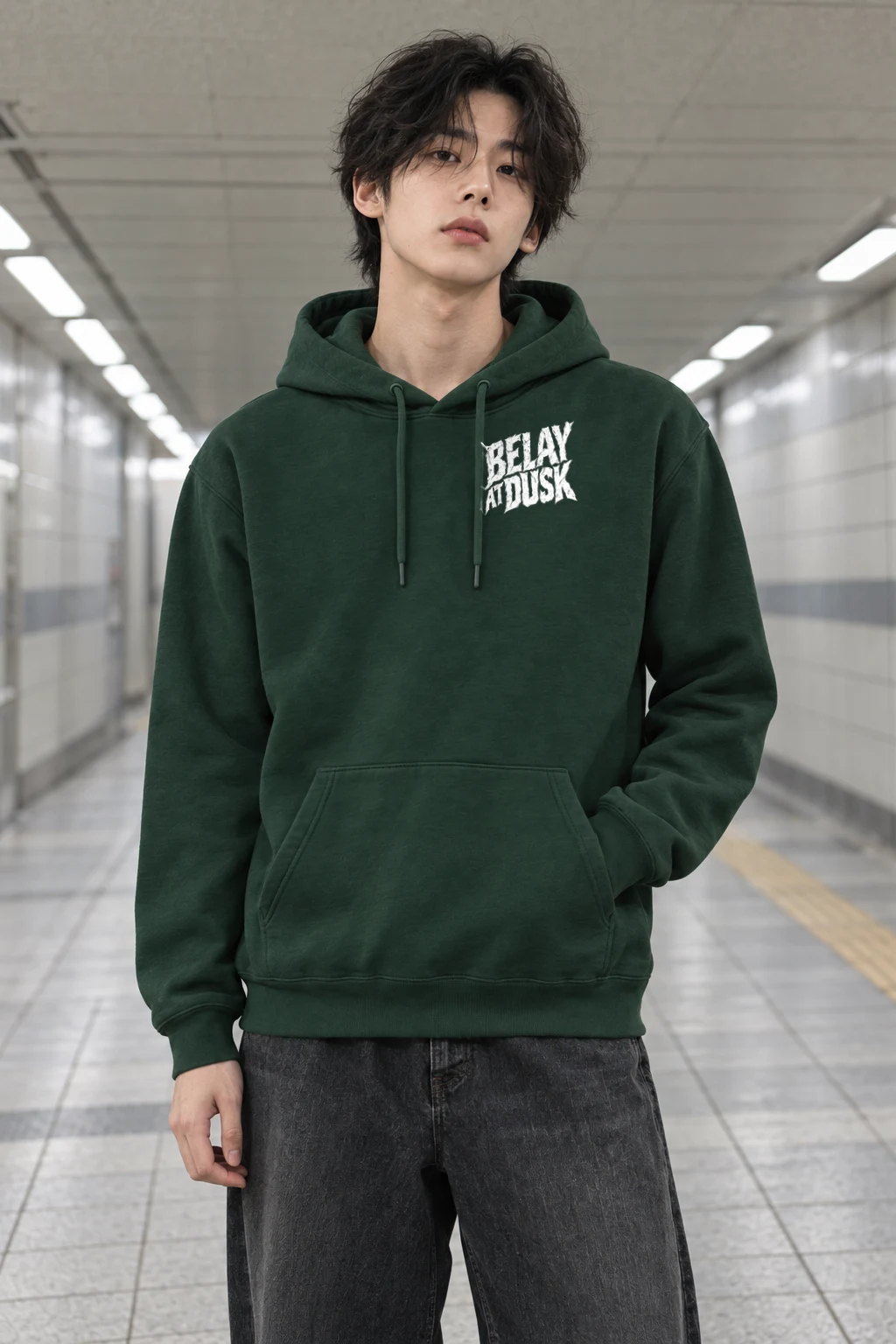 "Belay at Dusk" Heavy Blend Unisex Pullover Hoodie