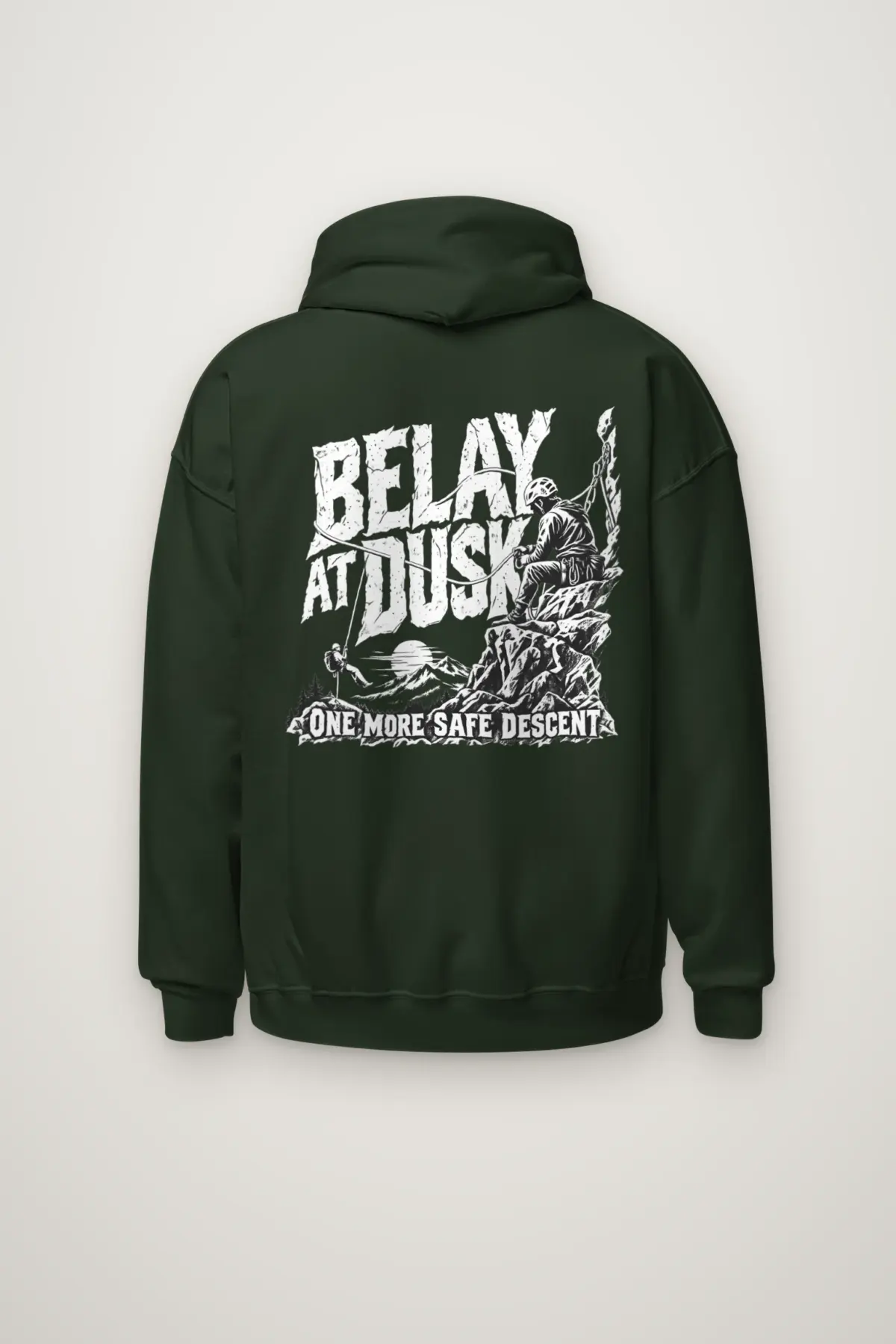 "Belay at Dusk" Heavy Blend Unisex Pullover Hoodie