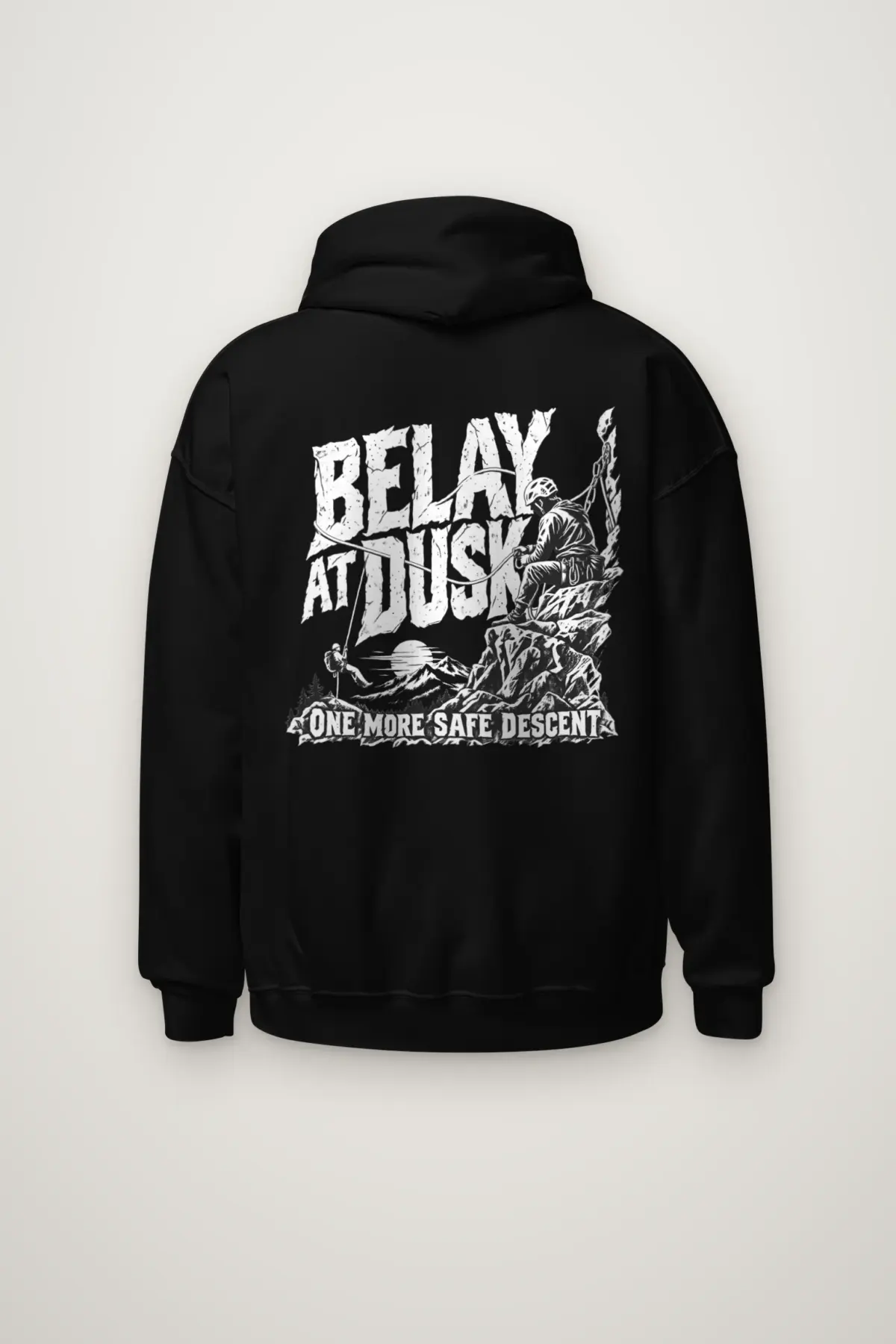 "Belay at Dusk" Heavy Blend Unisex Pullover Hoodie