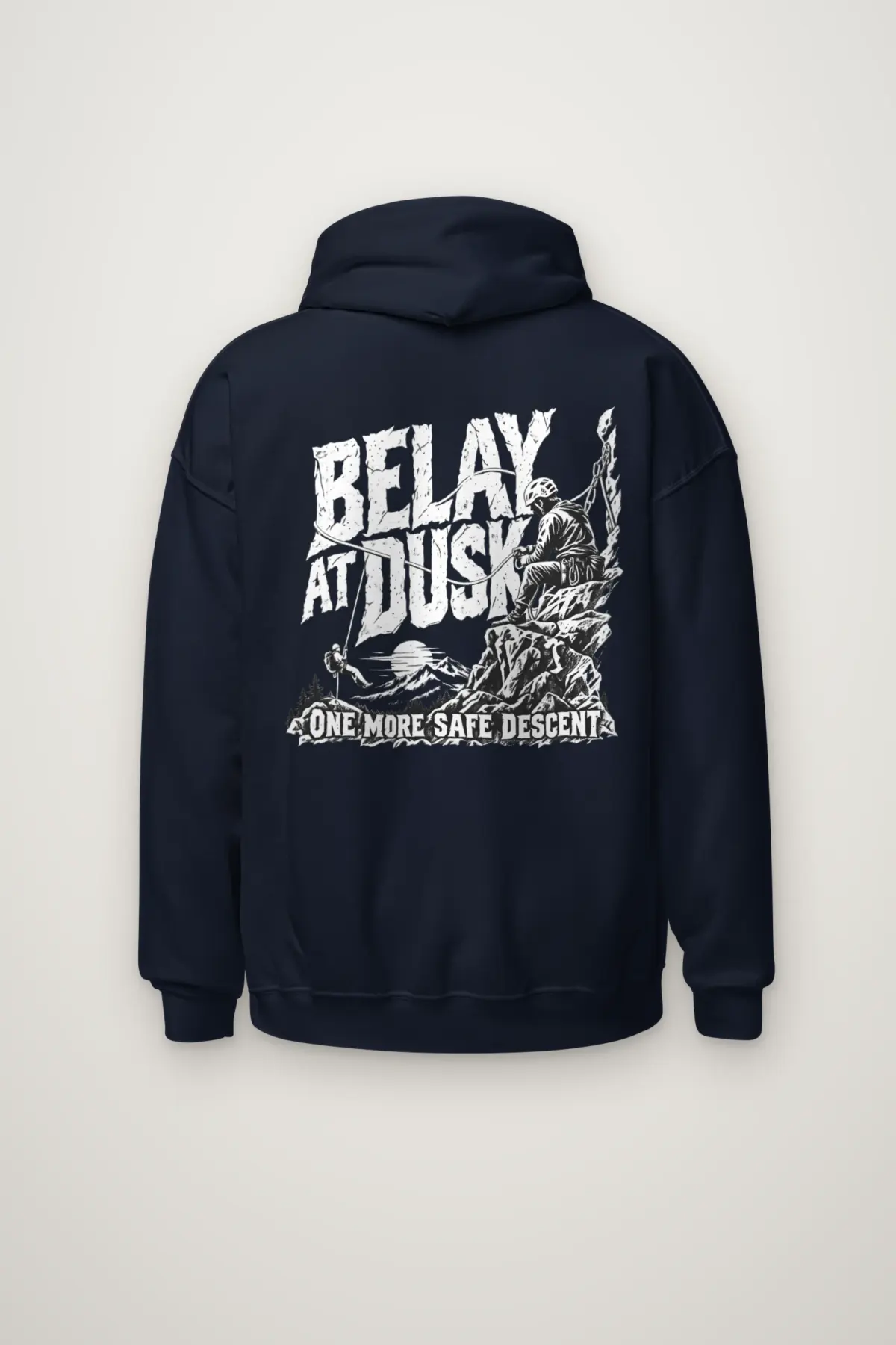 "Belay at Dusk" Heavy Blend Unisex Pullover Hoodie