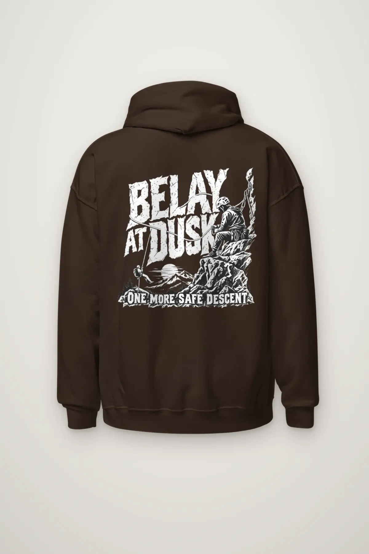 "Belay at Dusk" Heavy Blend Unisex Pullover Hoodie